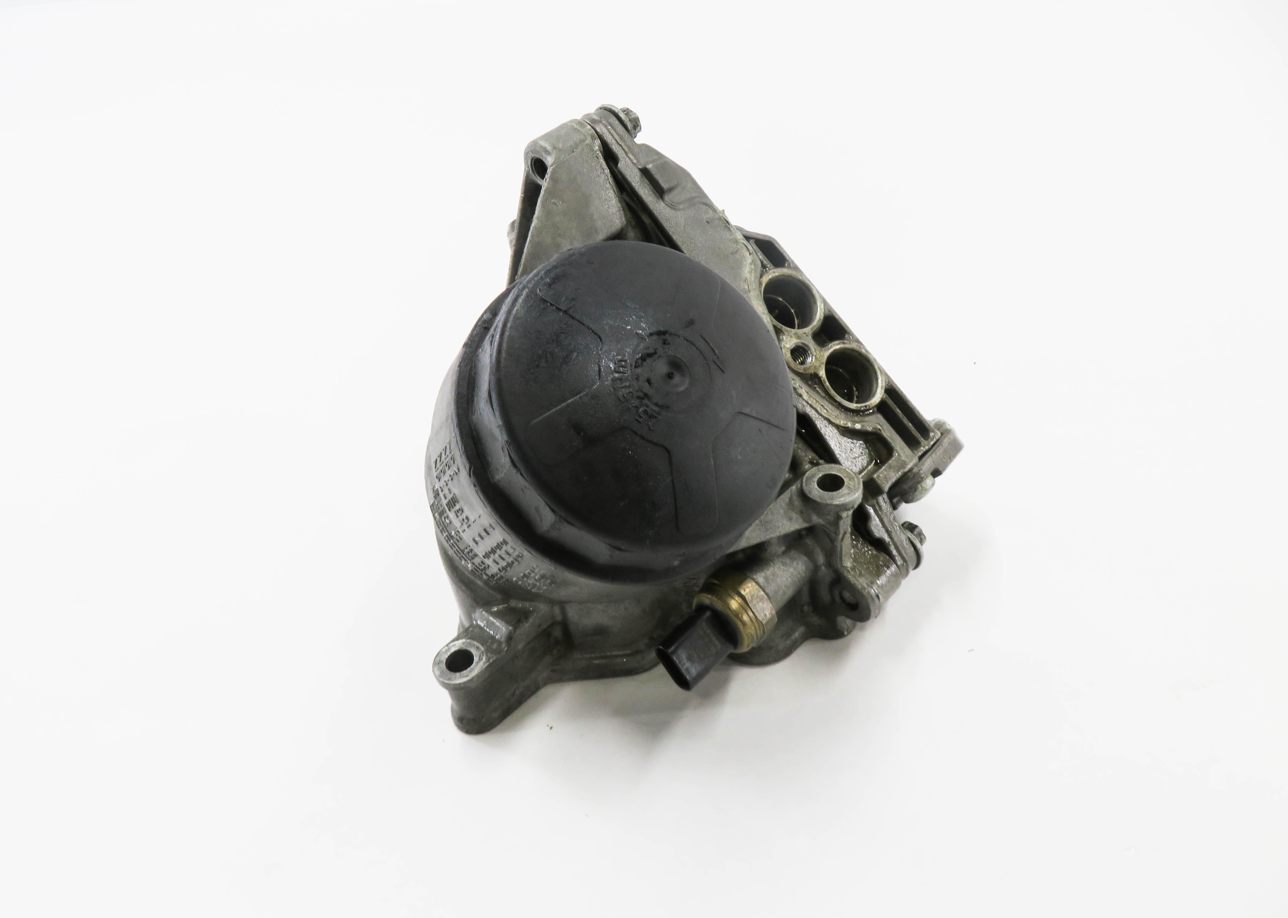 2013 BMW 535i (F10) 3.0L N55 TURBO ENGINE - OIL FILTER HOUSING w/ ADAPTER — exact item pictured