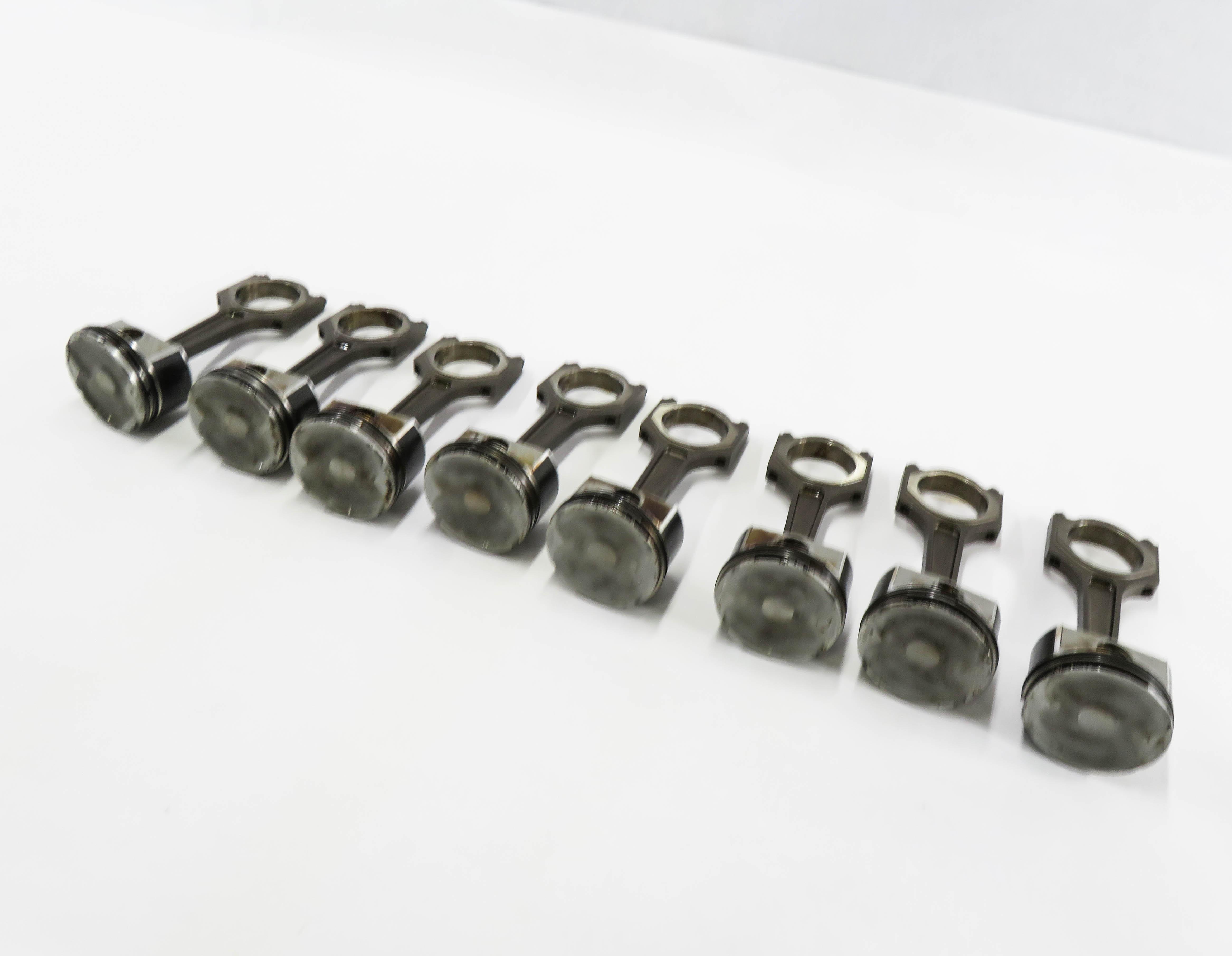 2006-2009 RANGE ROVER SPORT (L320 L322) 4.2L V8 SUPERCHARGED ENGINE PISTON SET-8 — exact item pictured