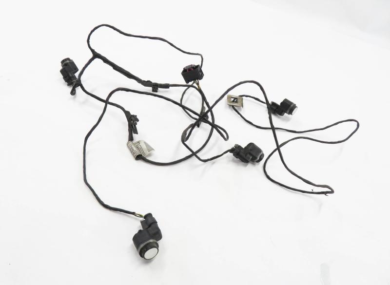 2013 BMW X5 (E70) REAR PDC PARK DISTANCE SENSOR SET w/ HARNESS (ALPINE WHITE) — exact item pictured