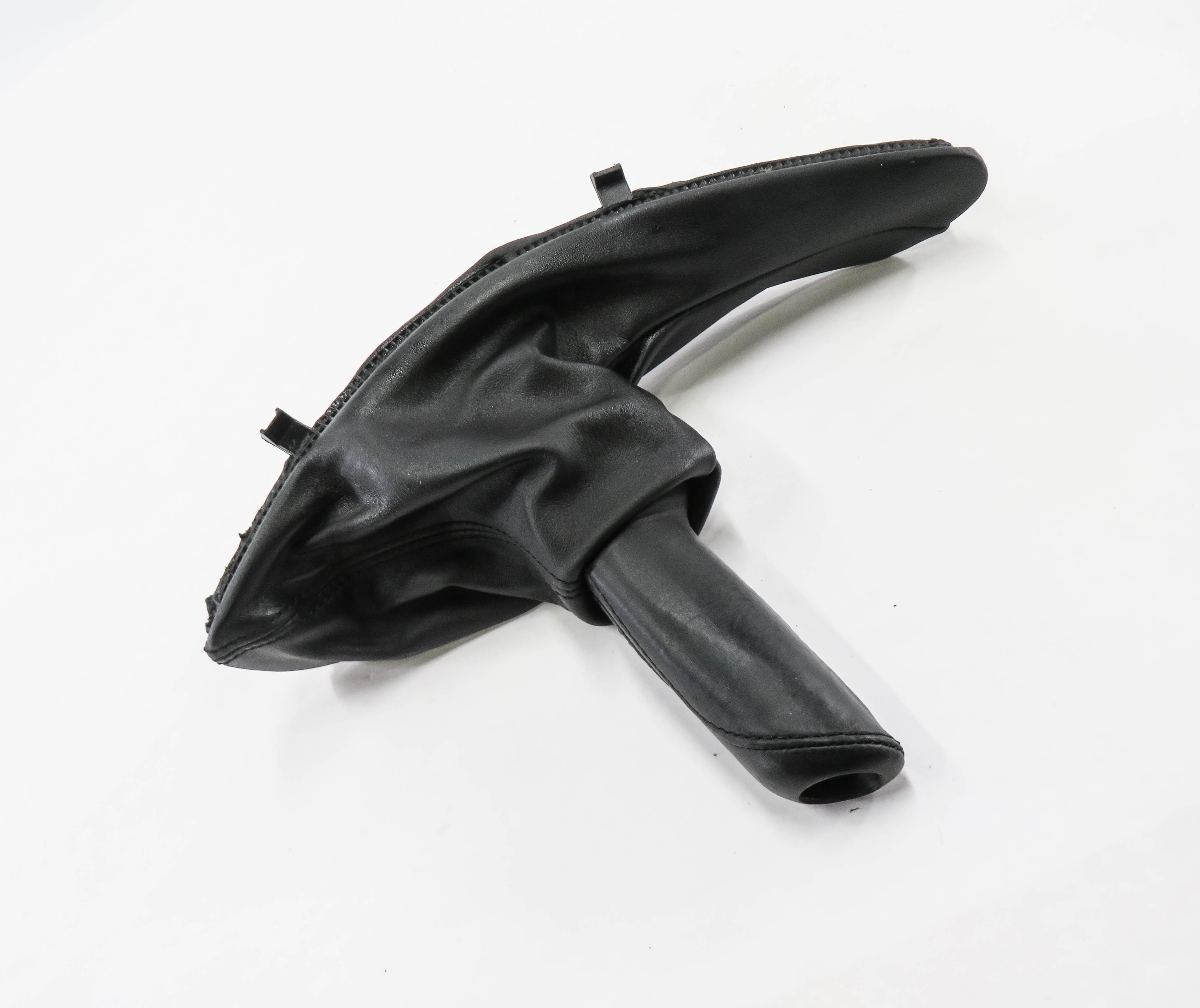 2016 BMW 340i (F30) ///M EMERGENCY PARKING BRAKE ARM LEVER COVER (BLACK LEATHER) — exact item pictured