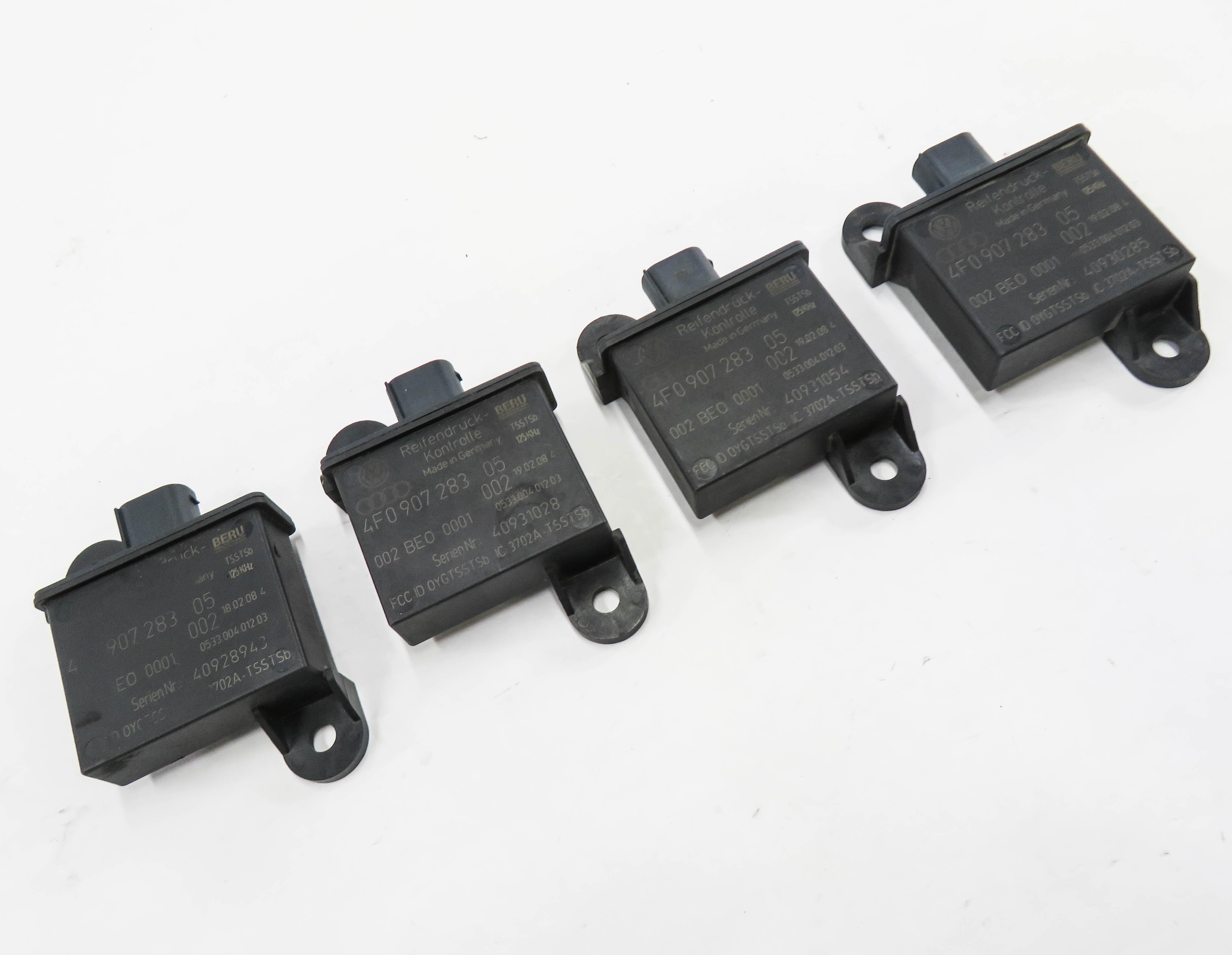 2008 PORSCHE CAYENNE (957) TPMS TIRE AIR PRESSURE SENSOR TRIGGER MODULE SET-4 — exact item pictured