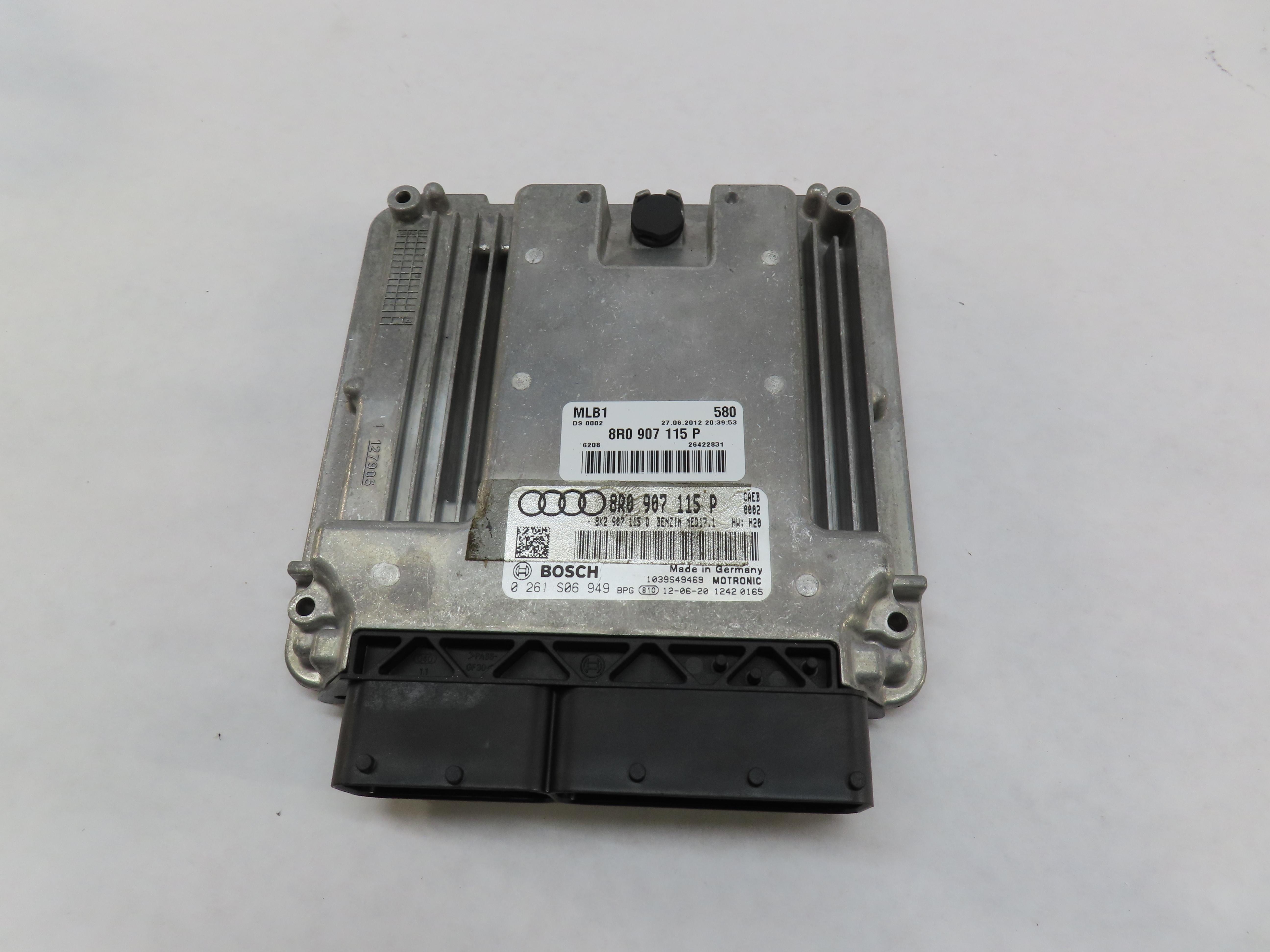 2012 AUDI Q5 (B8 8R) 2.0L CAEB TURBO ENGINE ECM BCM IMMOBILIZER MODULE KEY SET — exact item pictured