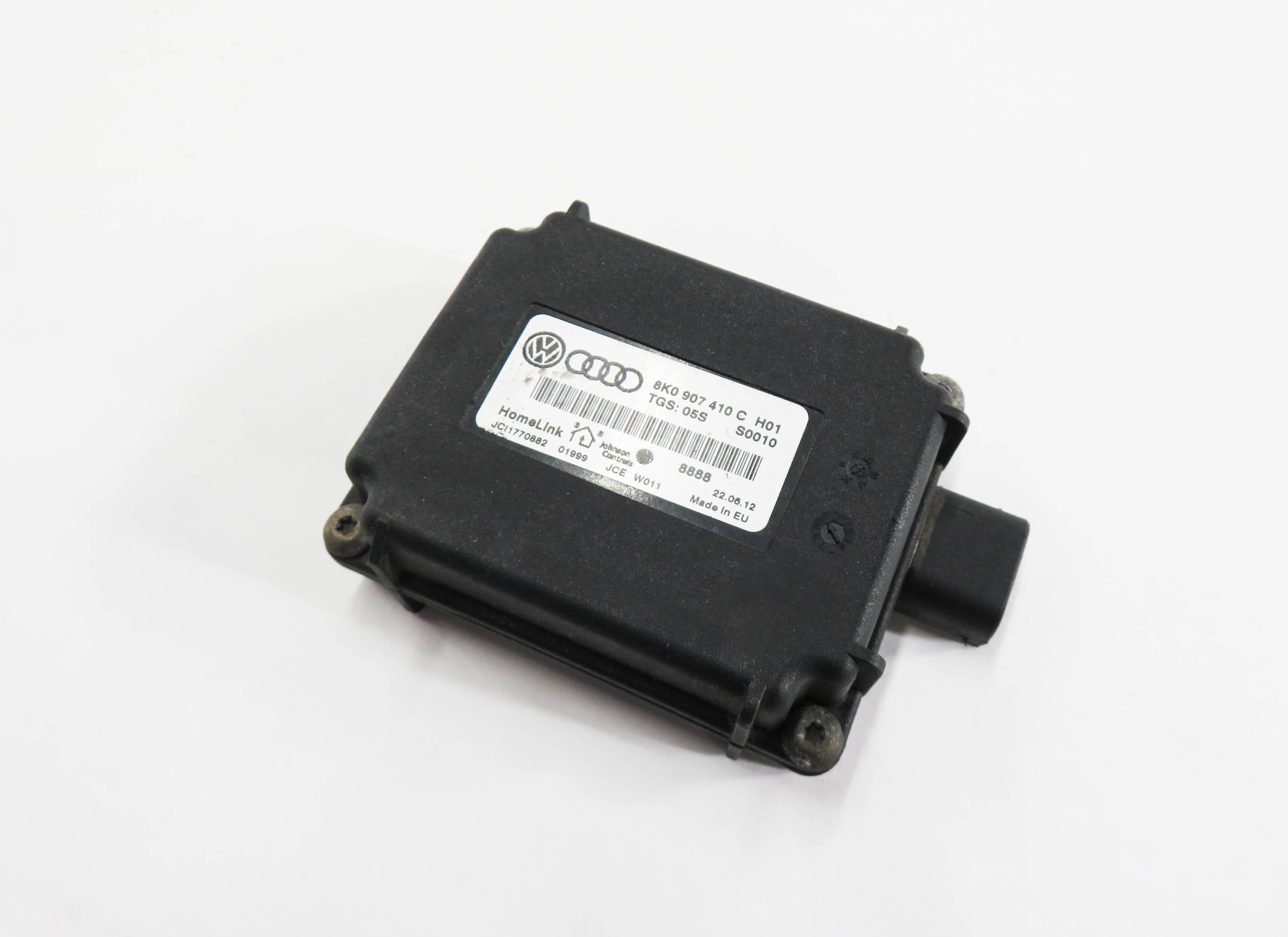 2008-2012 AUDI A4 S4 A5 Q5 Q7 (B8 8K 8T 8R 4L) HOMELINK GARAGE DOOR GATE MODULE — exact item pictured