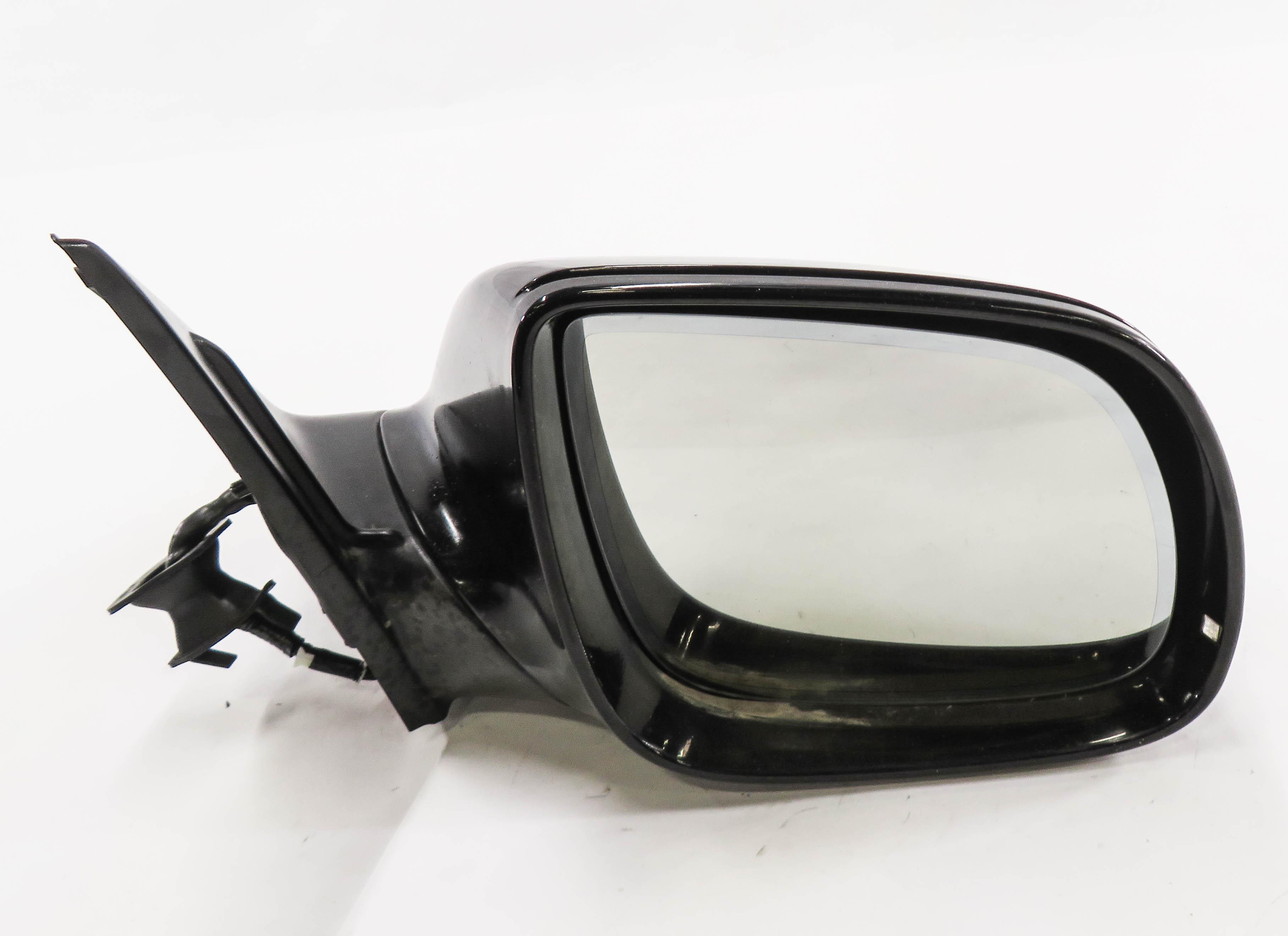 09-14 AUDI Q5 (8R) RIGHT P-FOLD HEAT AUTODIM MEMORY DOOR MIRROR w/ LIGHT (BLACK) — exact item pictured