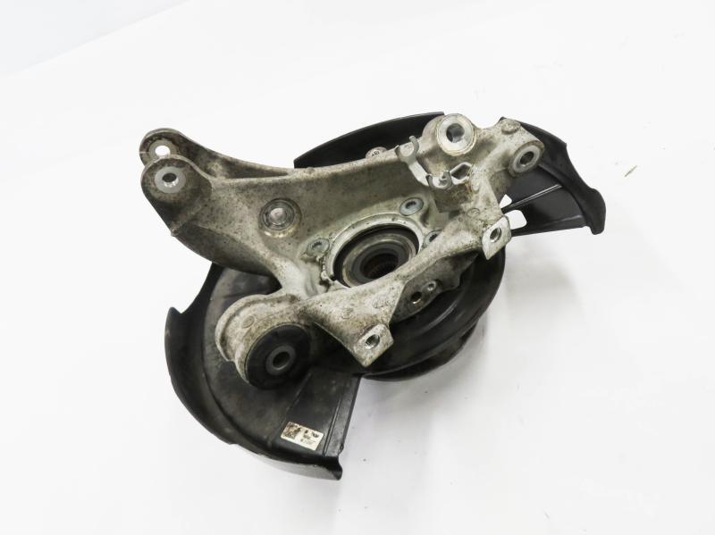 2011-2014 PORSCHE CAYENNE (958) LEFT DRIVER REAR SPINDLE KNUCKLE WHEEL HUB — exact item pictured