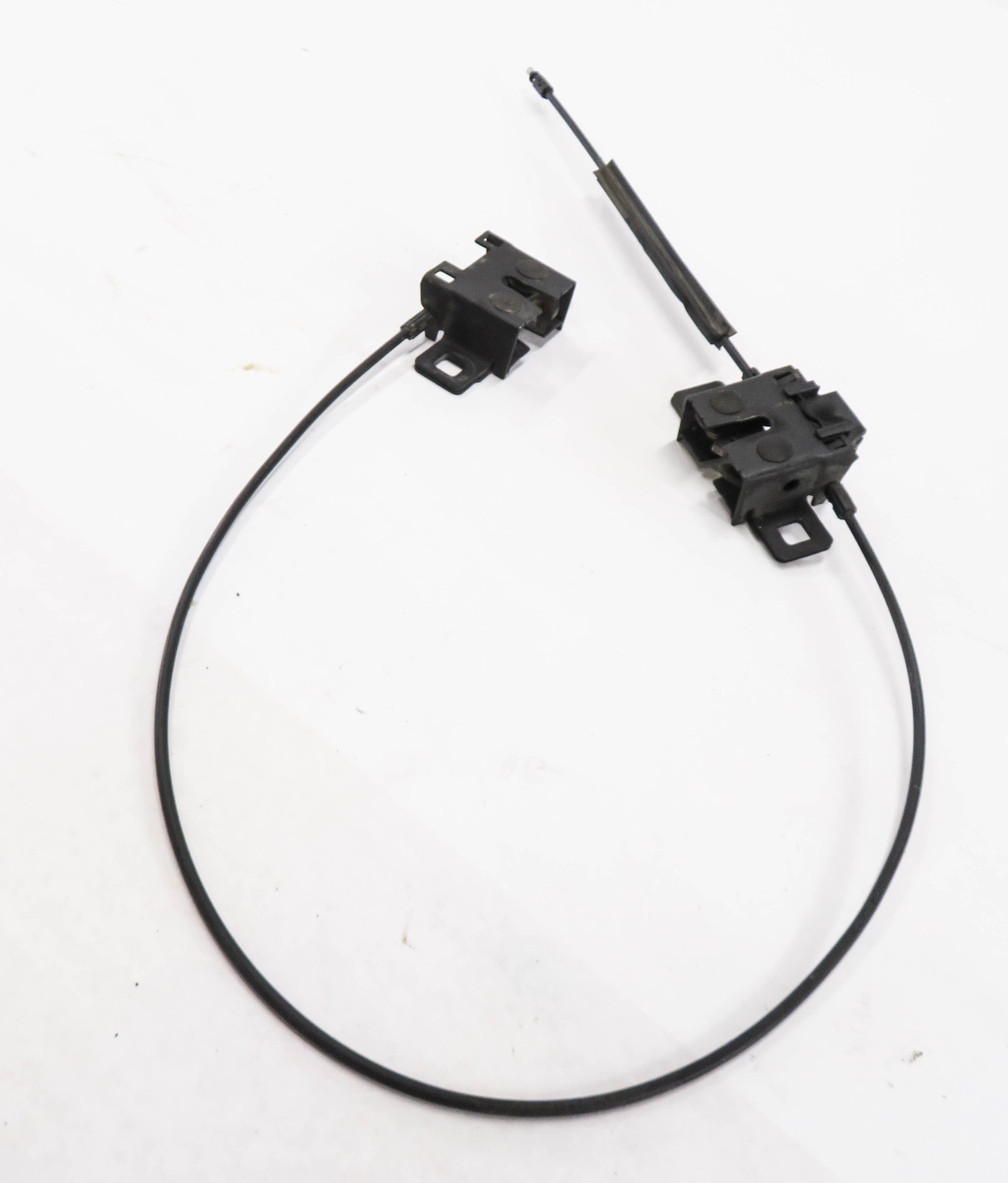 2013 RANGE ROVER (L405) FRONT LOWER HOOD LOCK LATCH SET w/ CABLE — exact item pictured