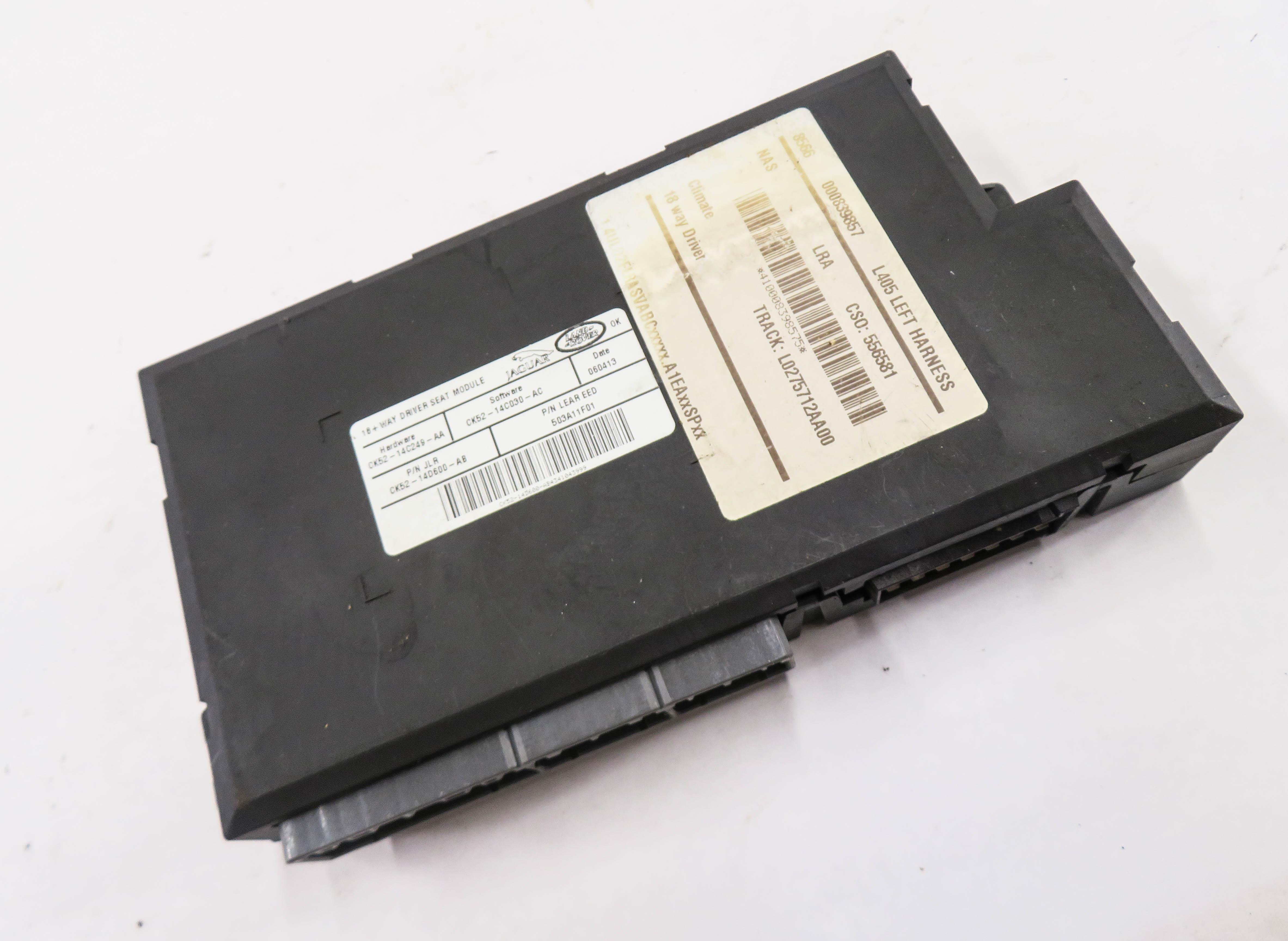 2013 RANGE ROVER (L405) LEFT FRONT DRIVER SEAT CONTROL MODULE — exact item pictured