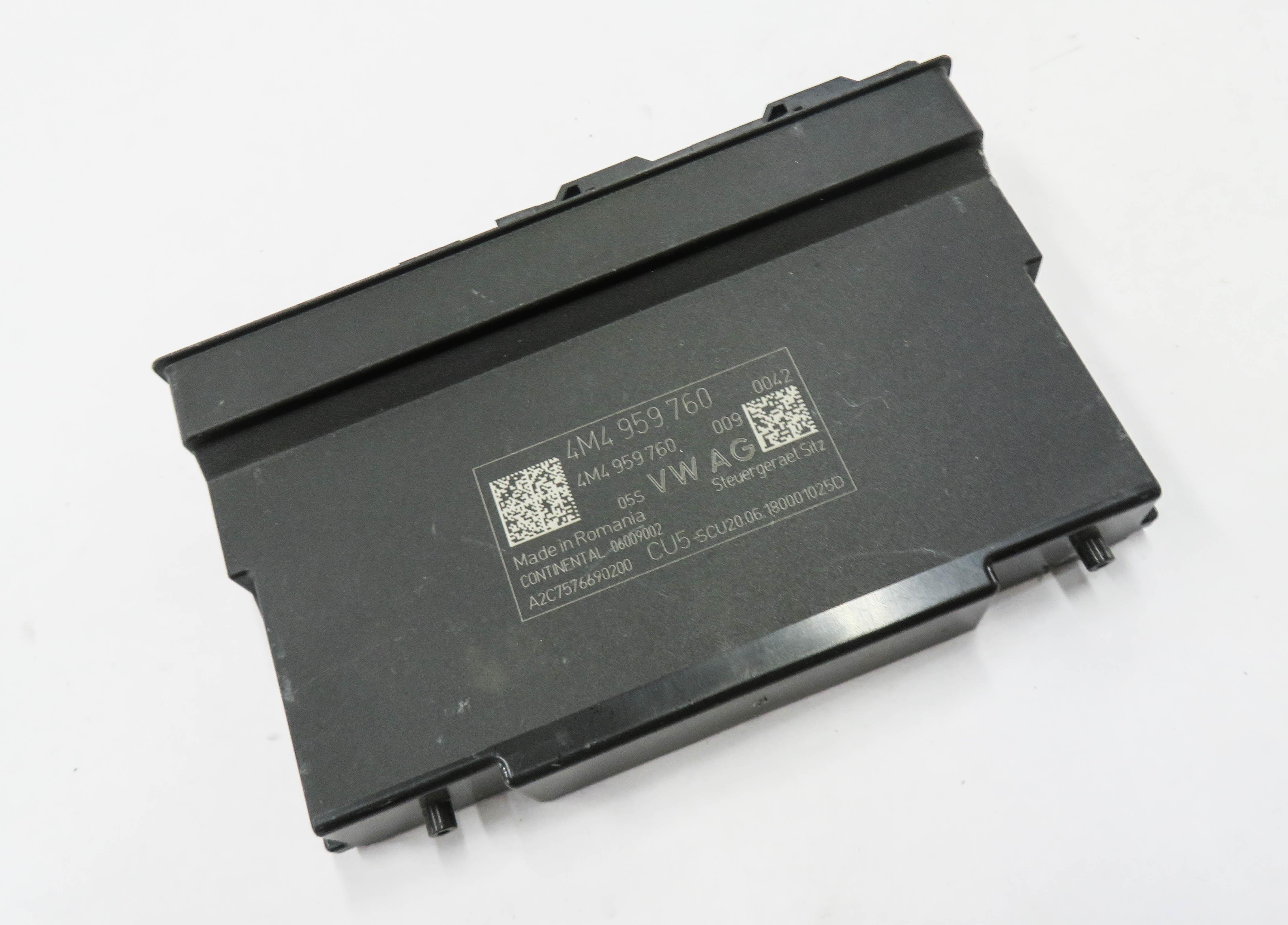 2018 AUDI A4 (B9 8W) LEFT FRONT DRIVER SEAT MEMORY CONTROL MODULE — exact item pictured
