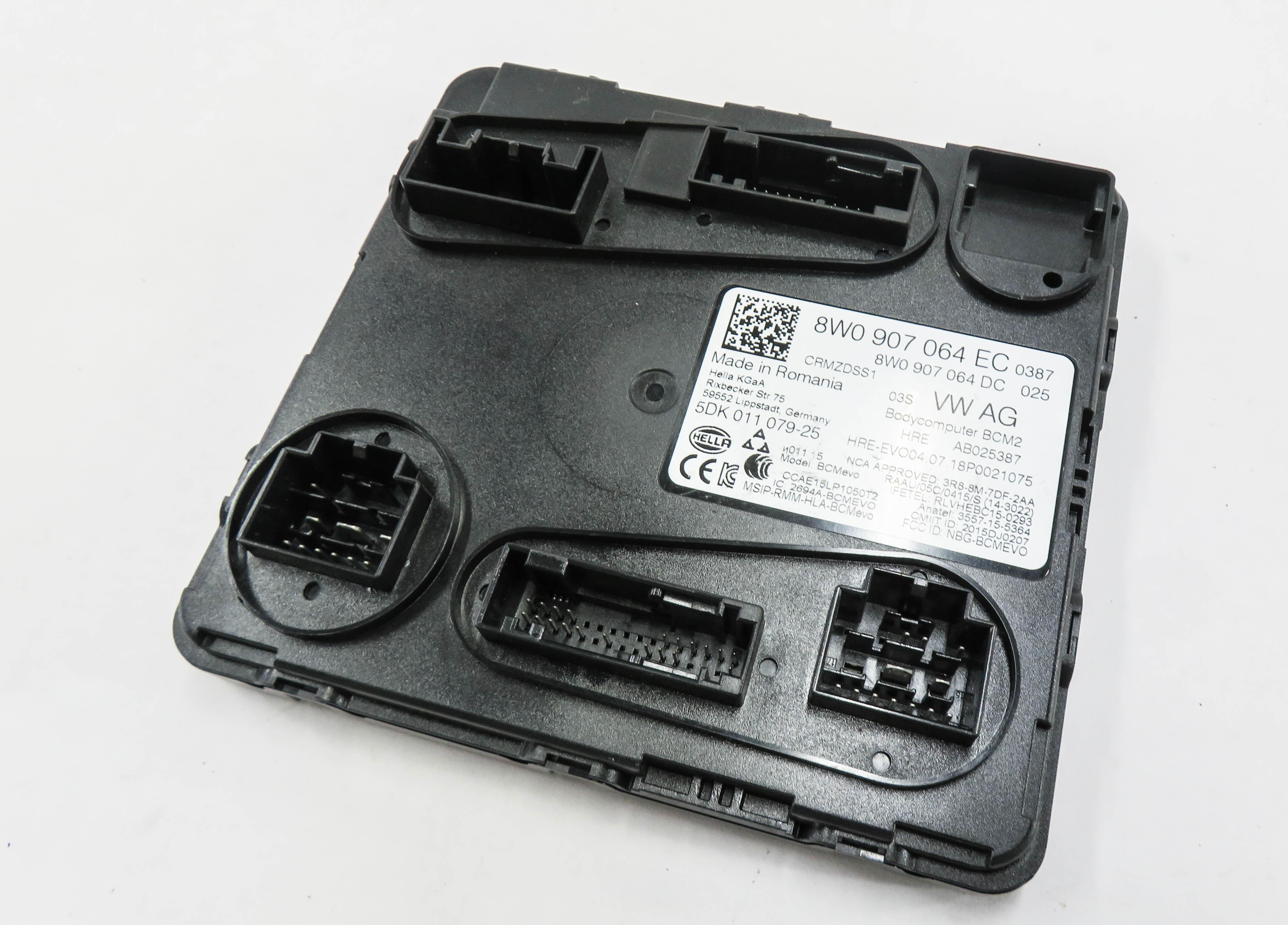 2018 AUDI A4 (B9 8W) REAR TRUNK BODY CONTROL MODULE COMPUTER BCM — exact item pictured