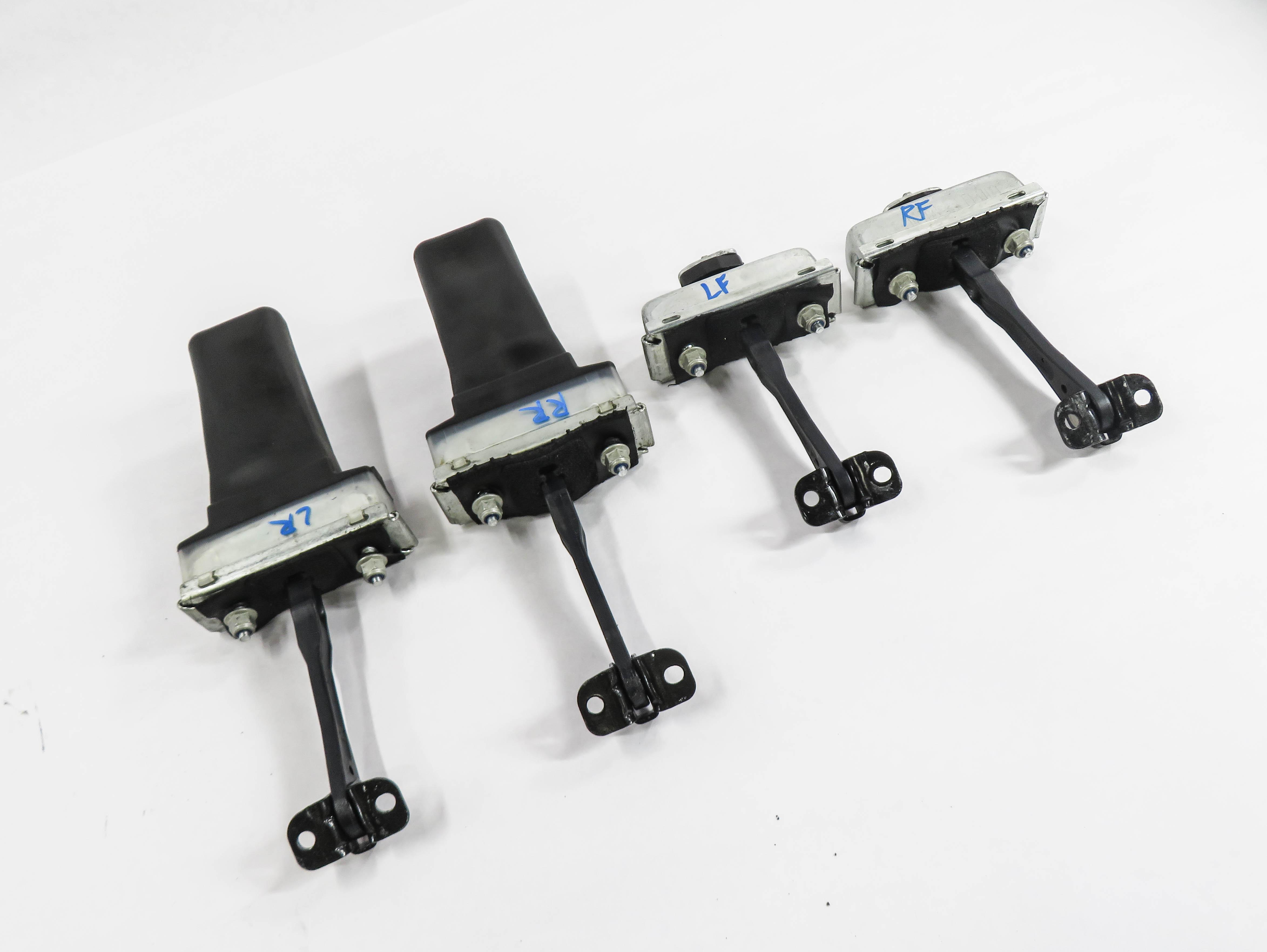 2010 RANGE ROVER SPORT (L320) FRONT & REAR DOOR HINGE CHECK STOP DETENT SET-4 — exact item pictured