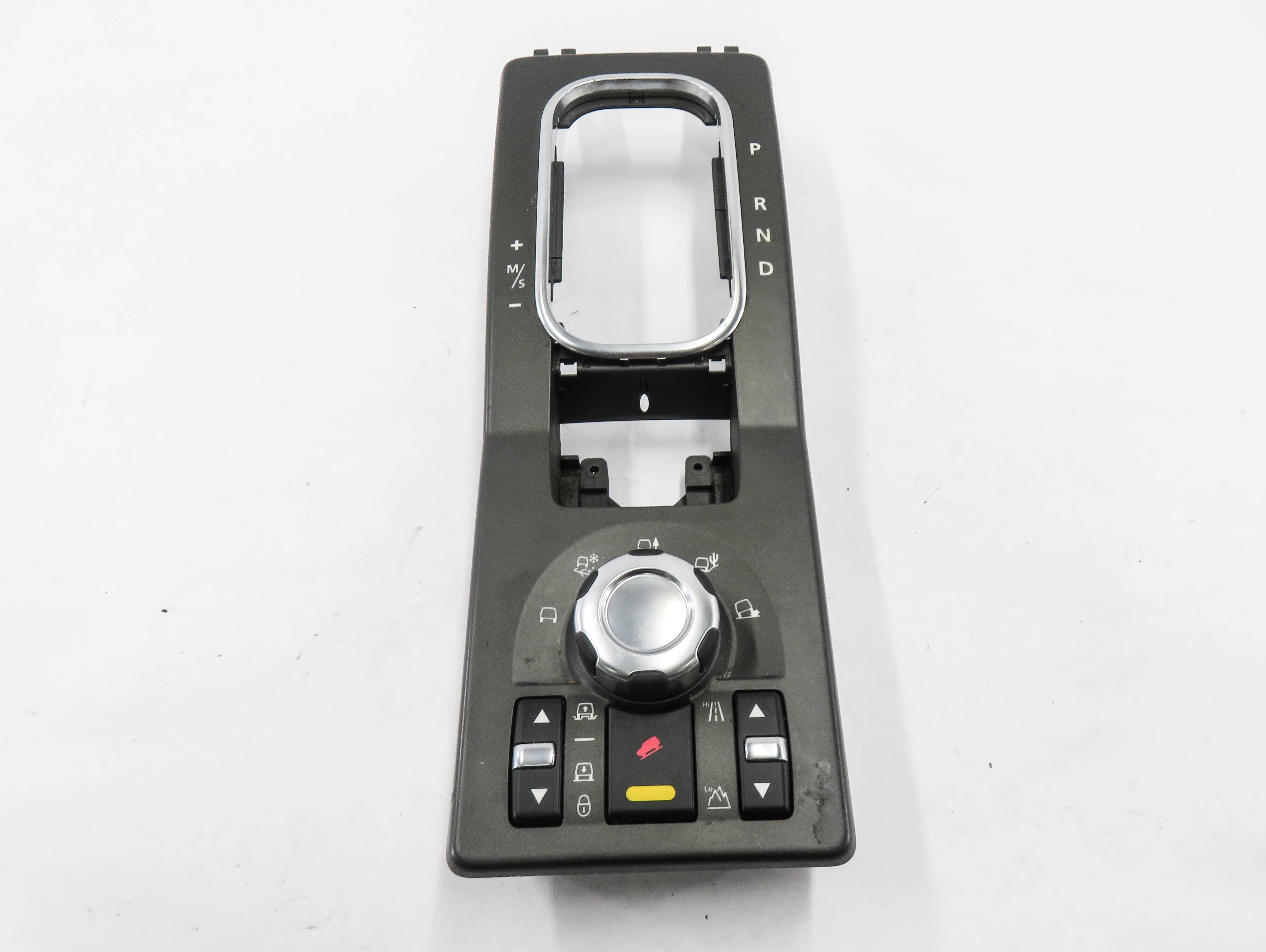 2010 RANGE ROVER SPORT (L320) FRONT SHIFTER TRIM w/ TERRAIN CONTROL SWITCH — exact item pictured