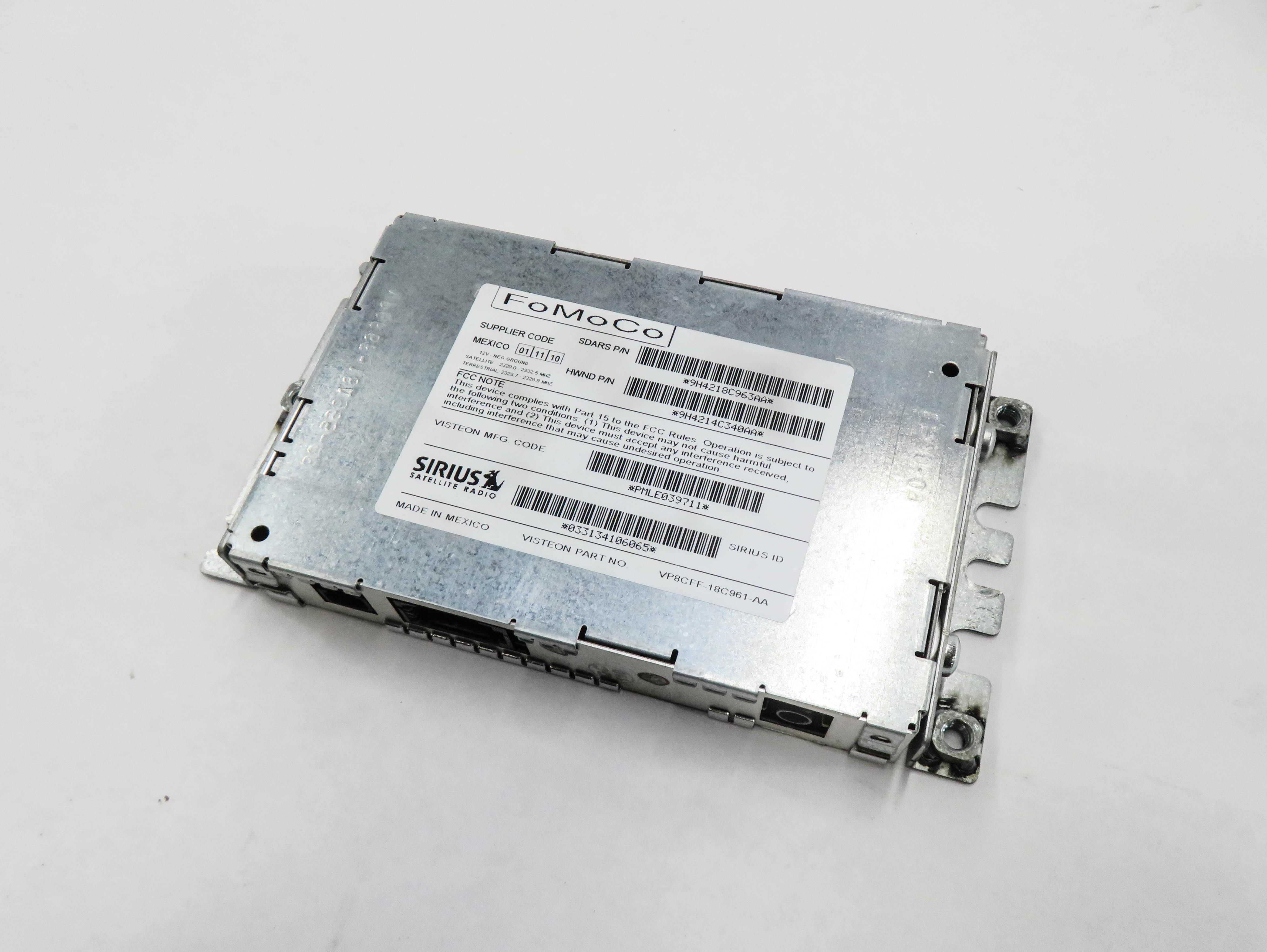 2010 RANGE ROVER SPORT (L320) SIRIUS SATELLITE RADIO RECEIVER CONTROL MODULE — exact item pictured