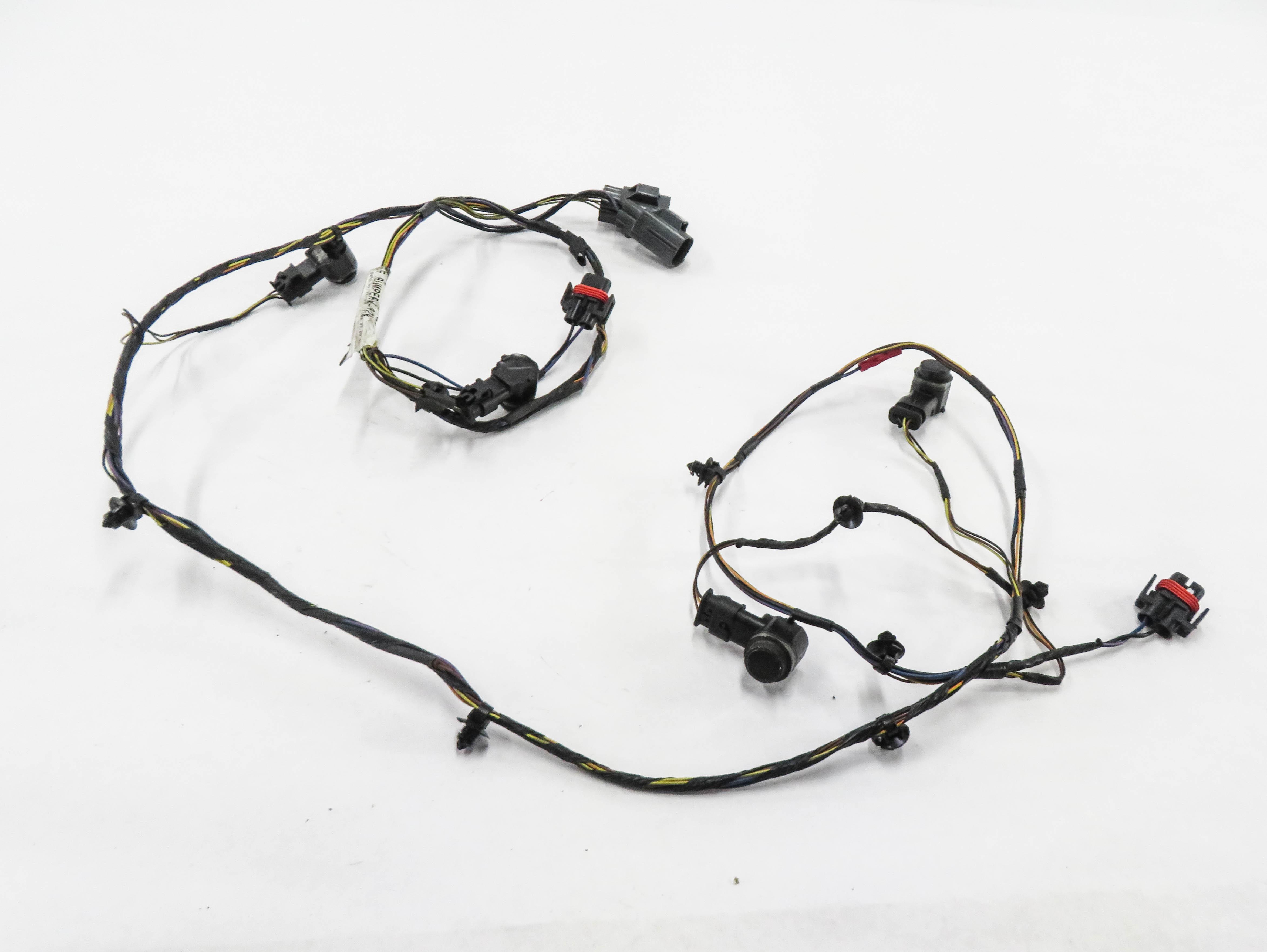 2010 RANGE ROVER SPORT (L320) REAR PDC PARK DISTANCE SENSOR SET w/ HARNESS — exact item pictured