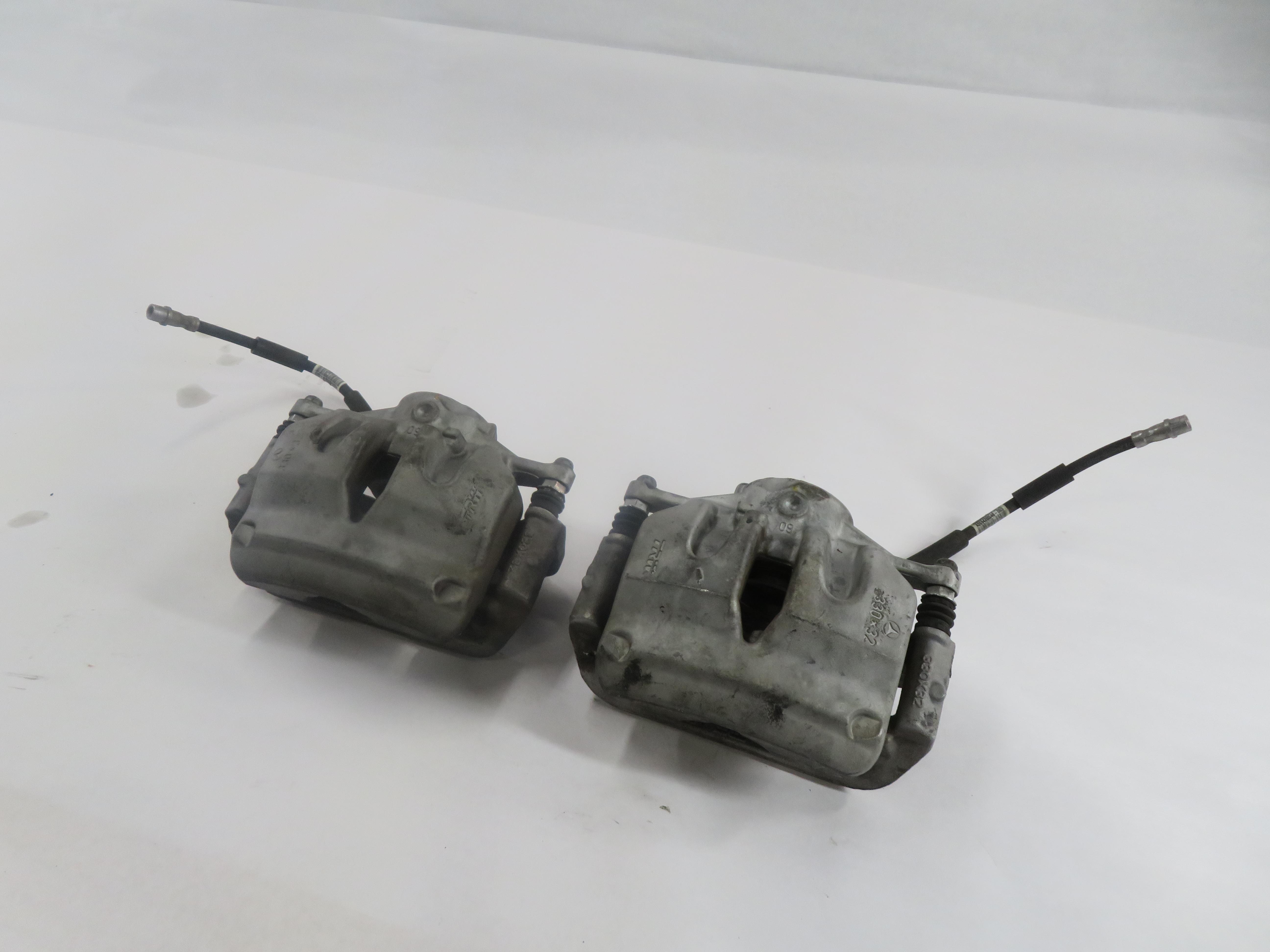 2015-2021 MERCEDES C300 E300 (W205 W213) FRONT LEFT & RIGHT BRAKE CALIPER SET — exact item pictured