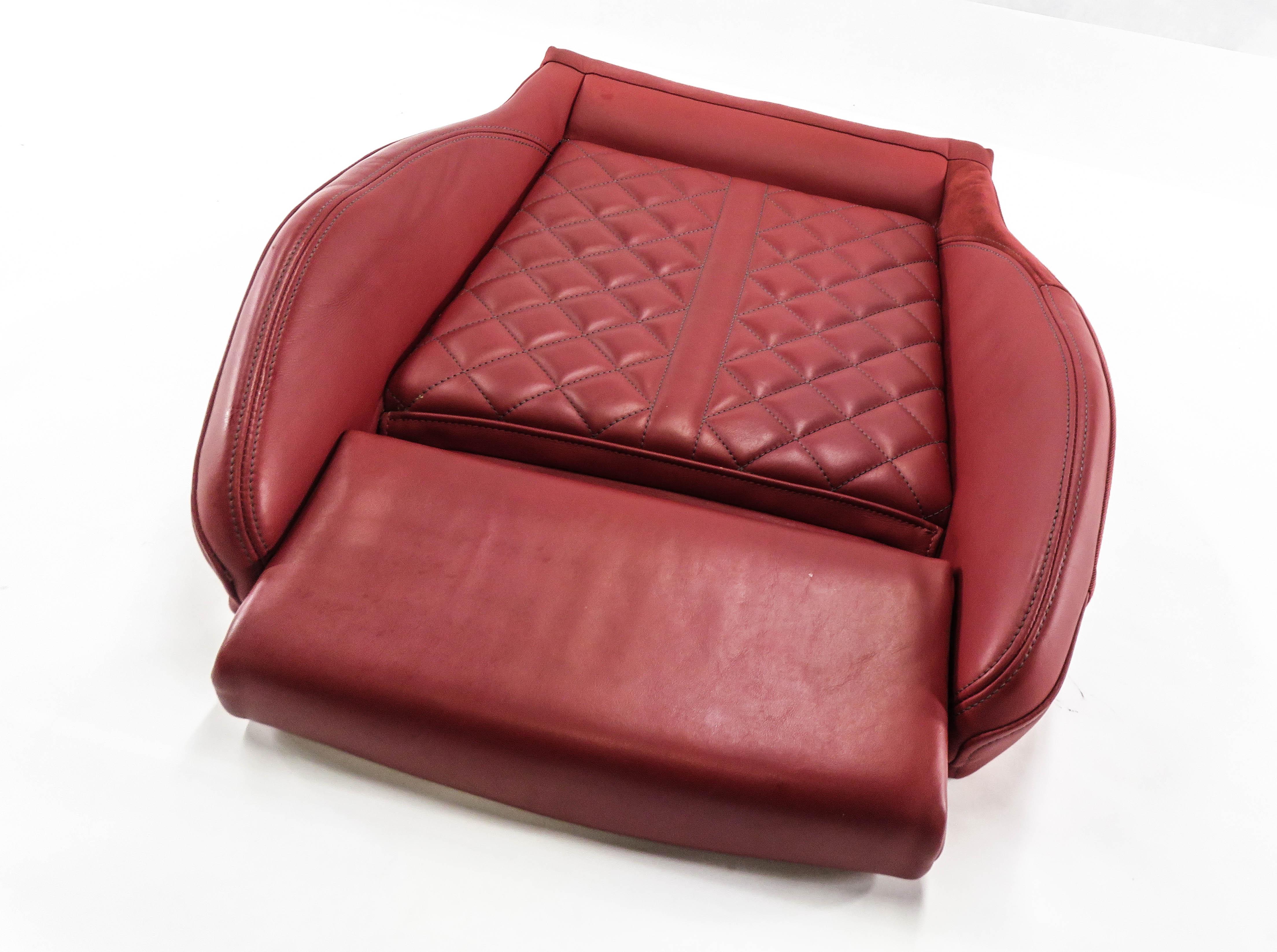 2018 AUDI SQ5 (FY 80A) PASSENGER - LOWER BOTTOM HEATED SPORT SEAT CUSHION (RED) — exact item pictured