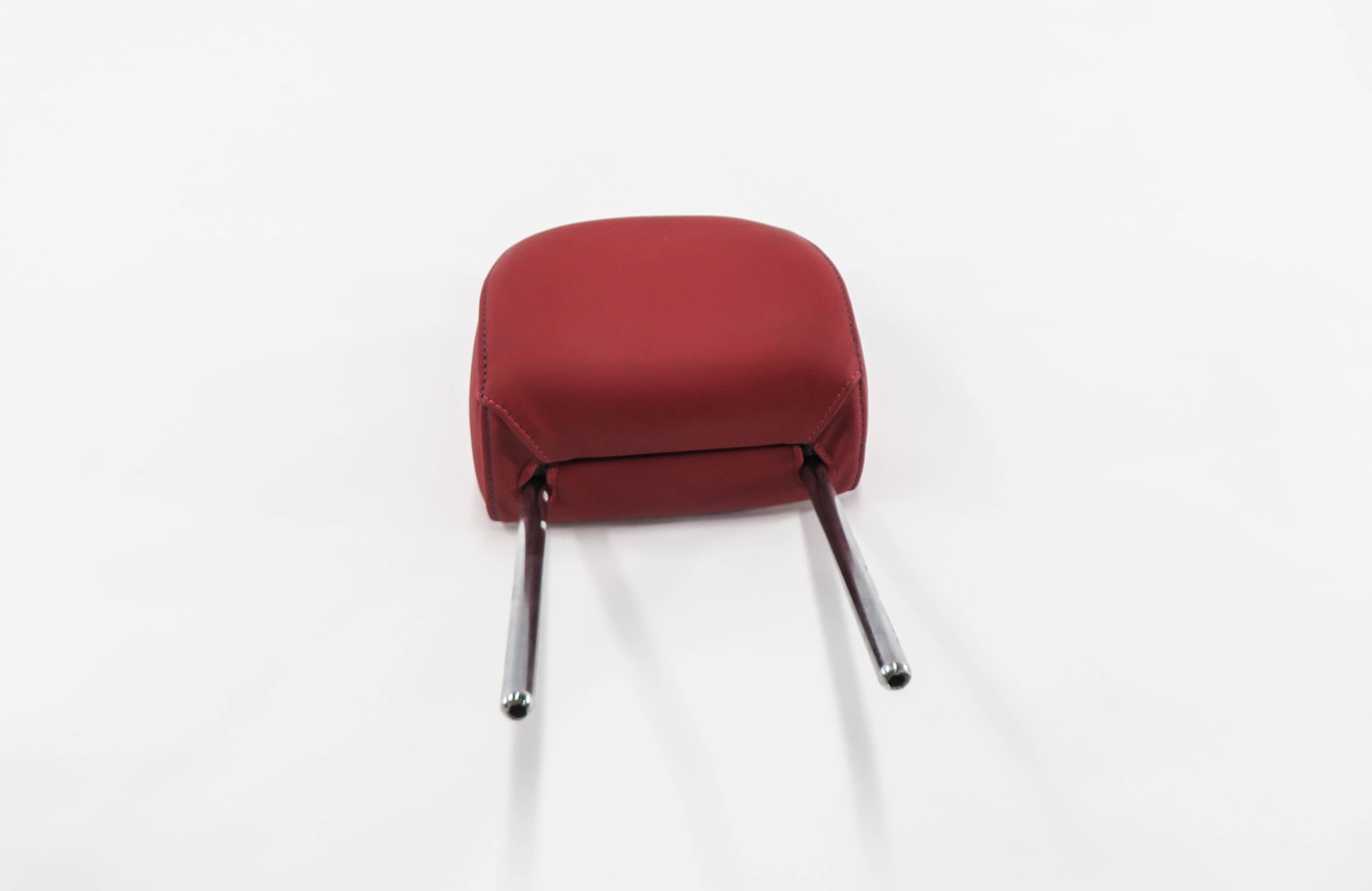 2018 AUDI SQ5 (FY 80A) REAR SEAT - RIGHT HEADREST (MAGMA RED LEATHER) — exact item pictured