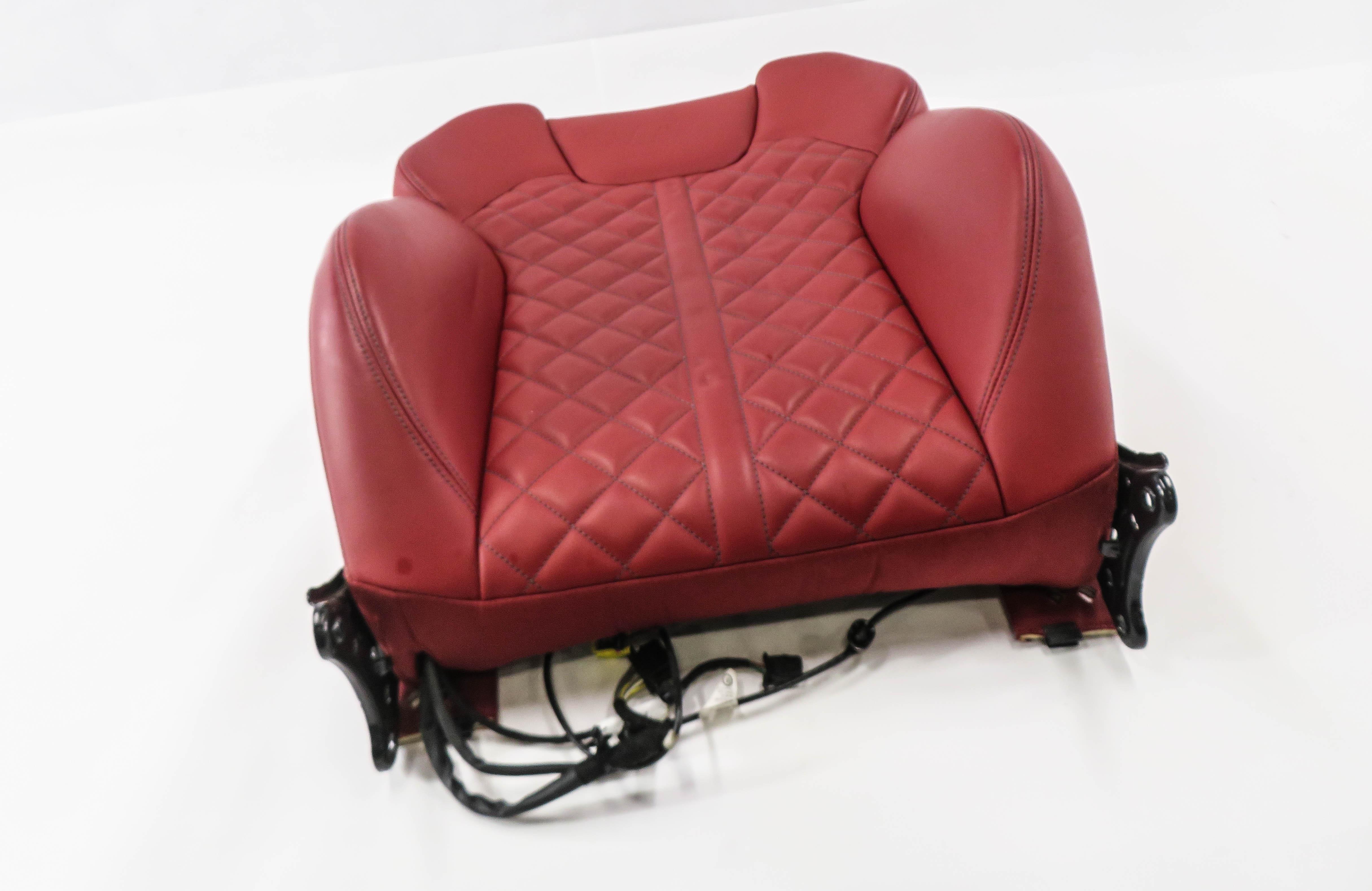 2018 AUDI SQ5 (FY 80A) PASSENGER - UPPER TOP HEATED SPORT SEAT CUSHION (RED) — exact item pictured