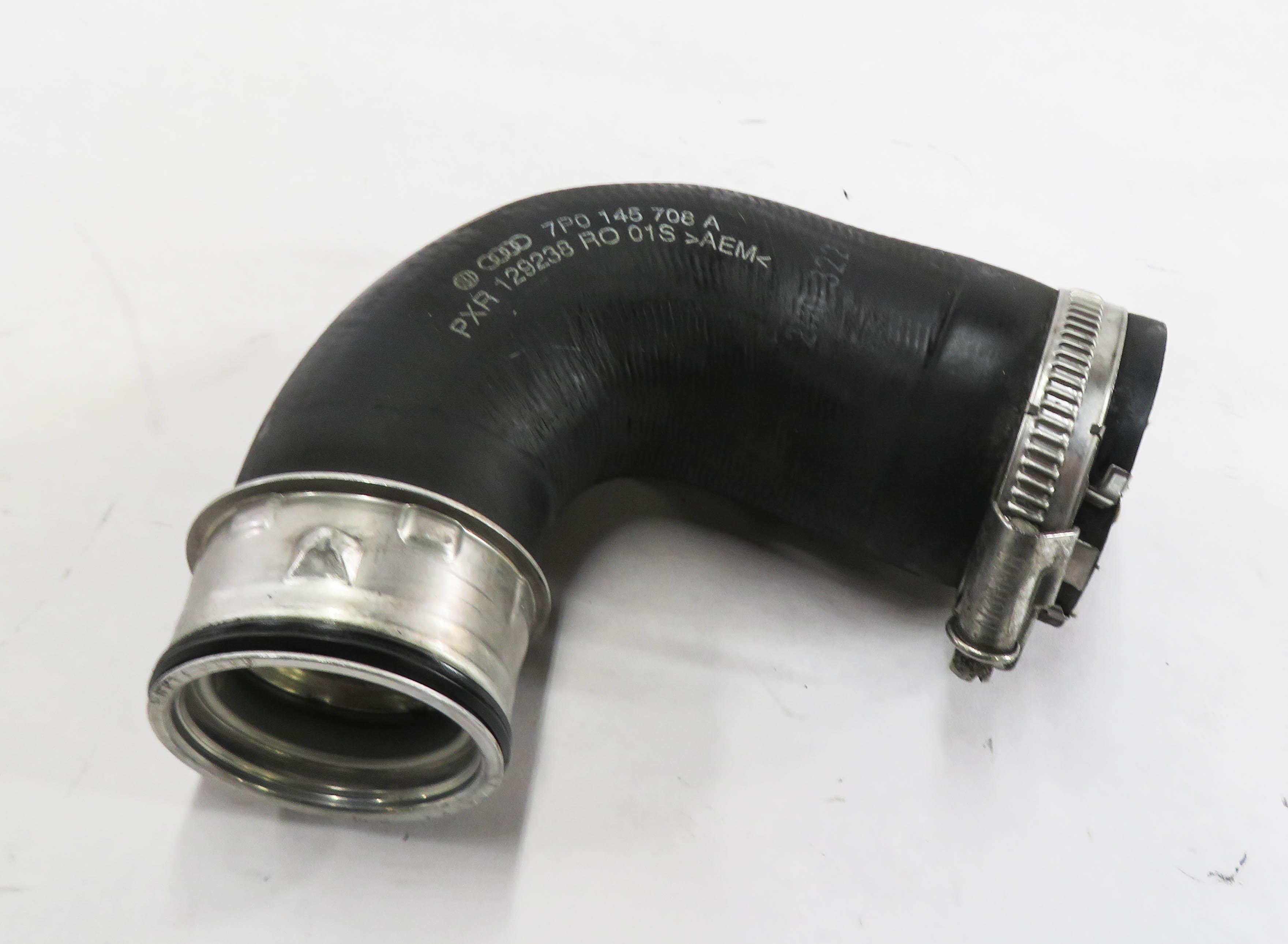 2013 PORSCHE CAYENNE (958) 3.0L DIESEL ENGINE - RIGHT INTERCOOLER PRESSURE PIPE — exact item pictured