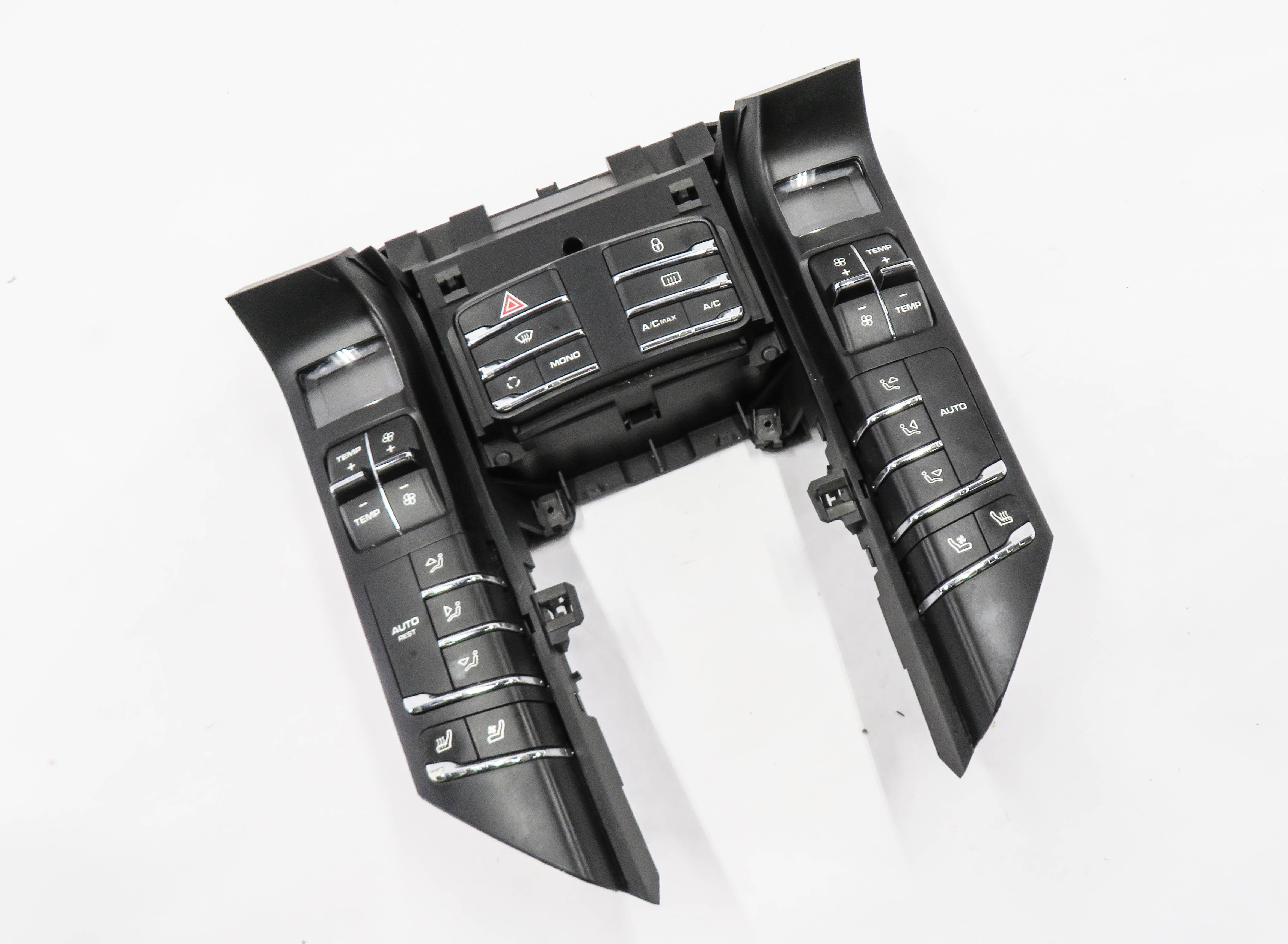11-18 PORSCHE CAYENNE (958) FRONT HEATER A/C TEMPERATURE CONTROL (VENTED SEAT) — exact item pictured