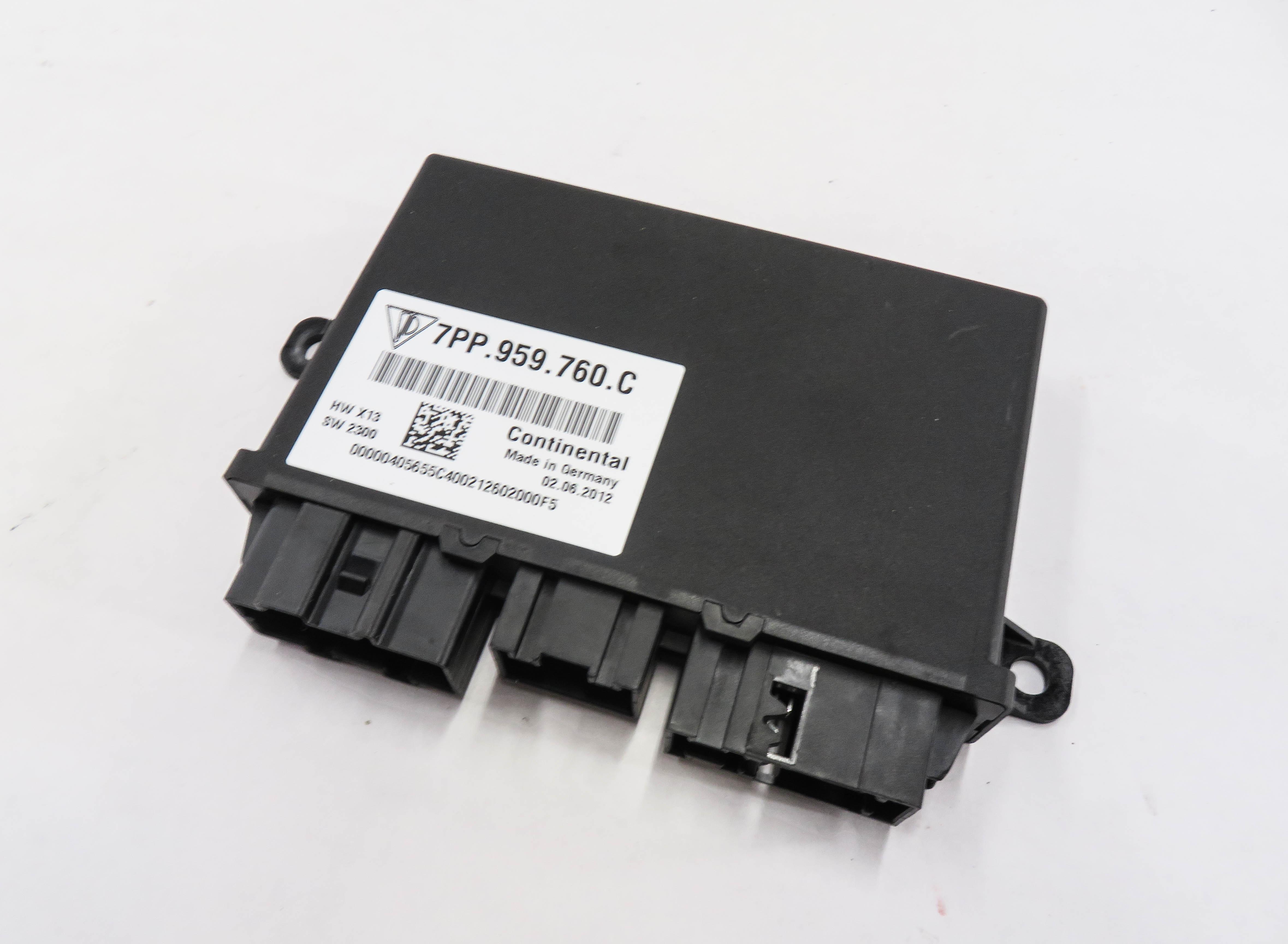 2013 PORSCHE CAYENNE (958) LEFT FRONT DRIVER SEAT CONTROL MODULE — exact item pictured