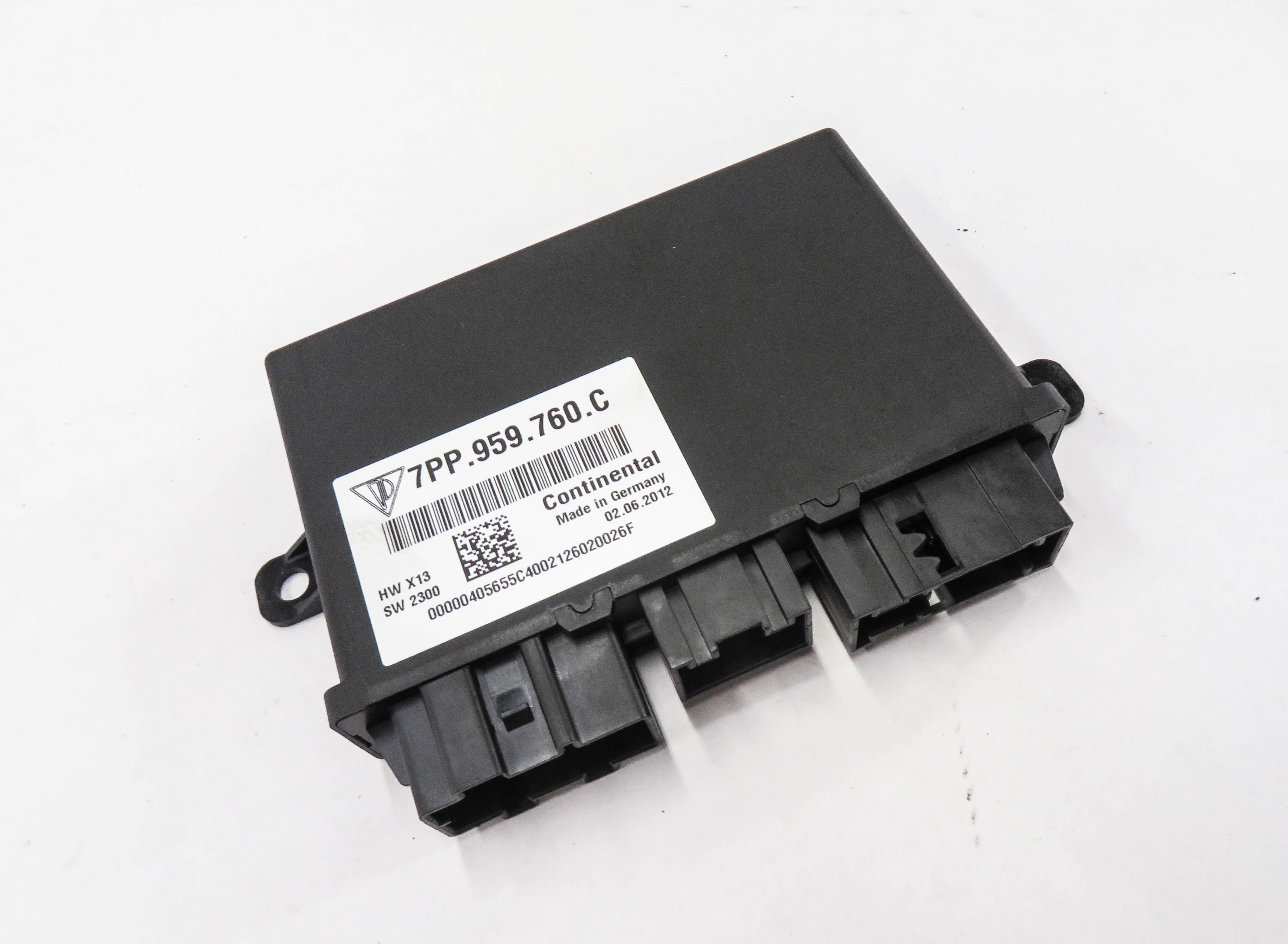 2013 PORSCHE CAYENNE (958) RIGHT FRONT PASSENGER SEAT CONTROL MODULE — exact item pictured