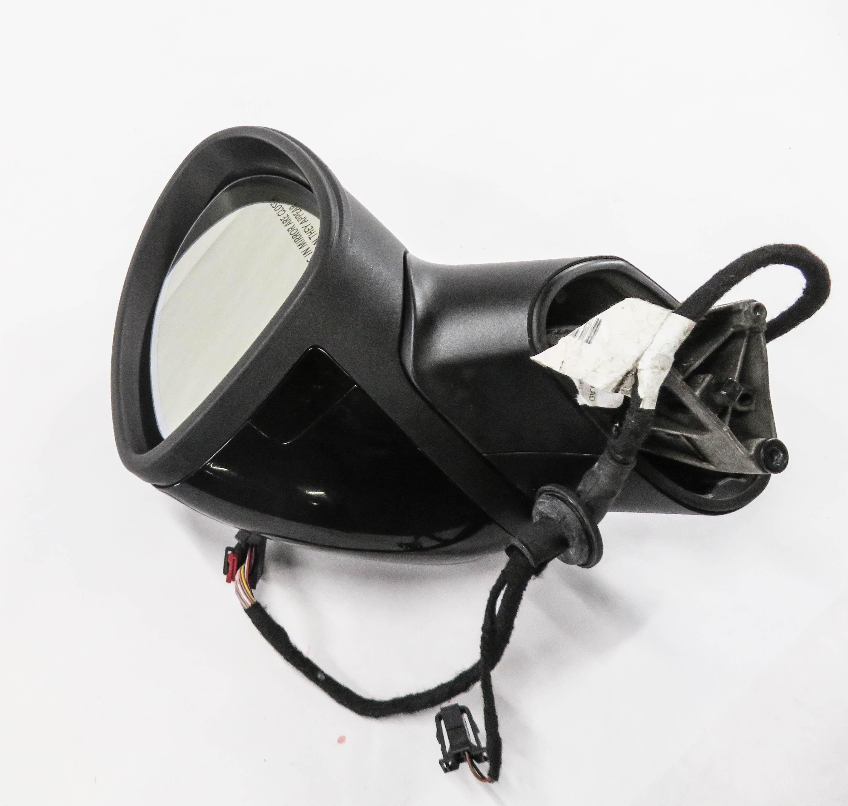11-14 PORSCHE CAYENNE (958) RIGHT - PFOLD AUTODIM BLIND SPOT DOOR MIRROR (BLACK) — exact item pictured