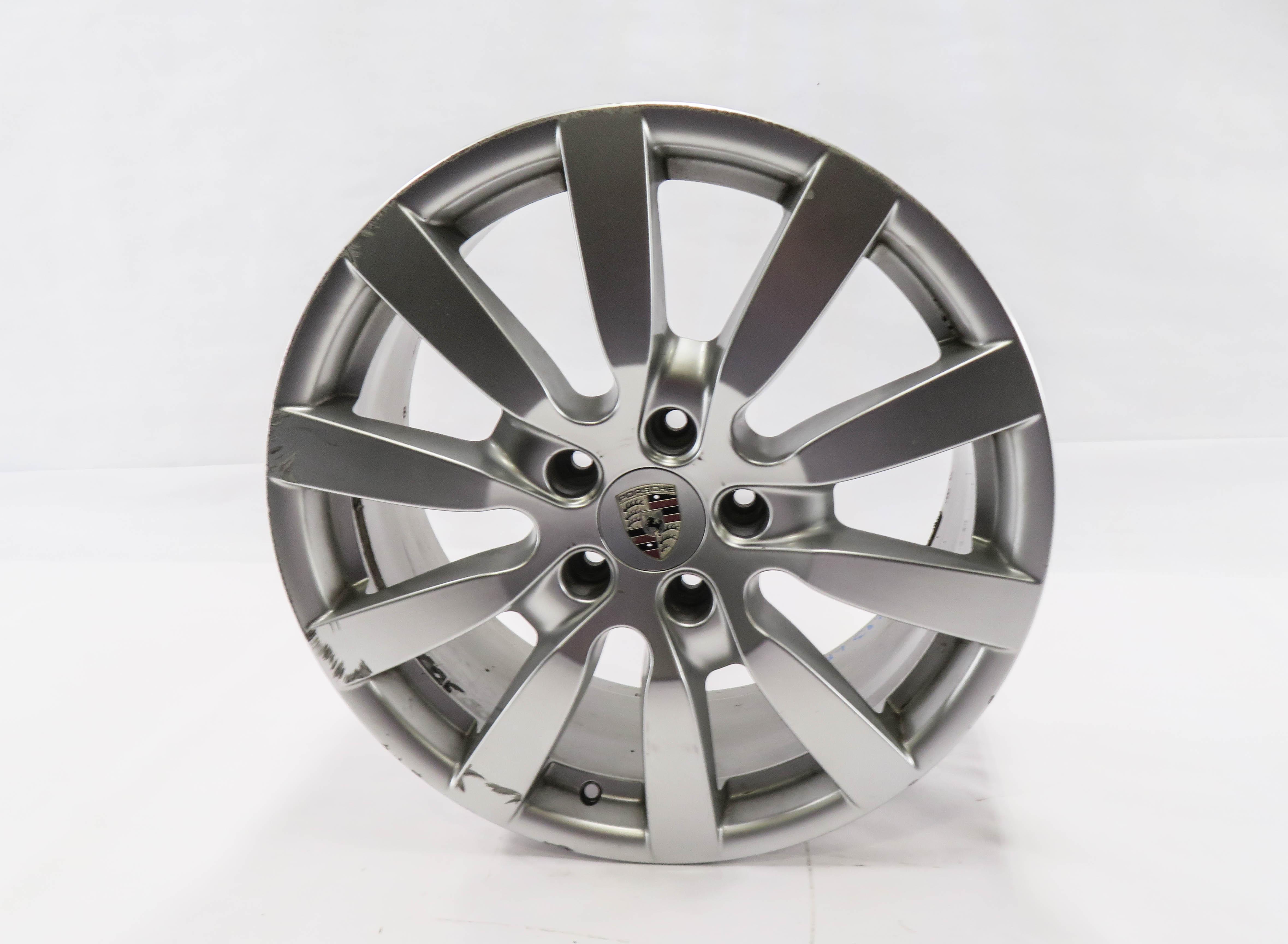 2011-2018 PORSCHE CAYENNE (958) 20x9 10-SPOKE ALUMINUM ALLOY WHEEL RIM — exact item pictured