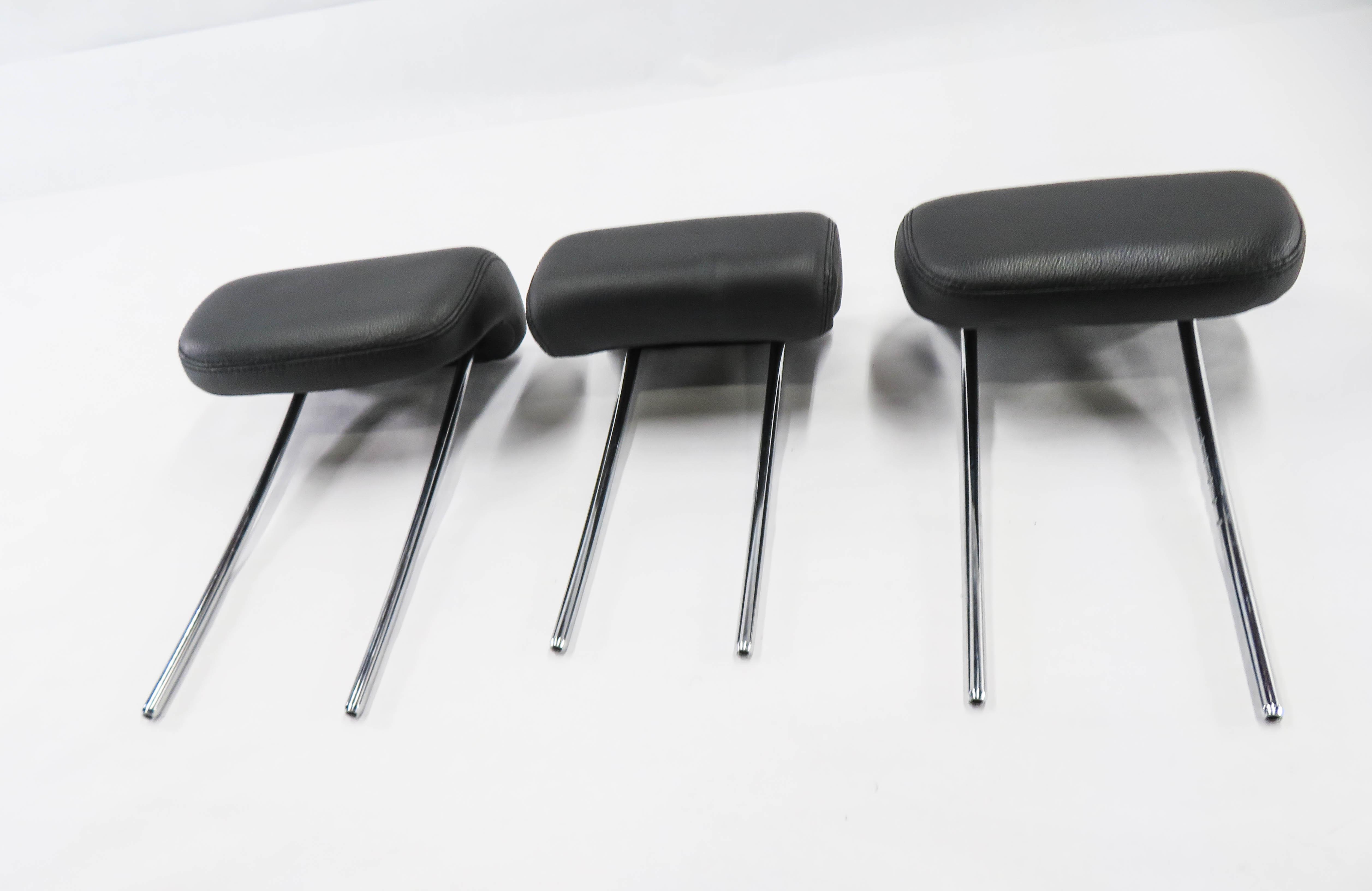 2006 MERCEDES BENZ ML350 (W164) REAR SEAT HEADREST SET-3 (BLACK) — exact item pictured