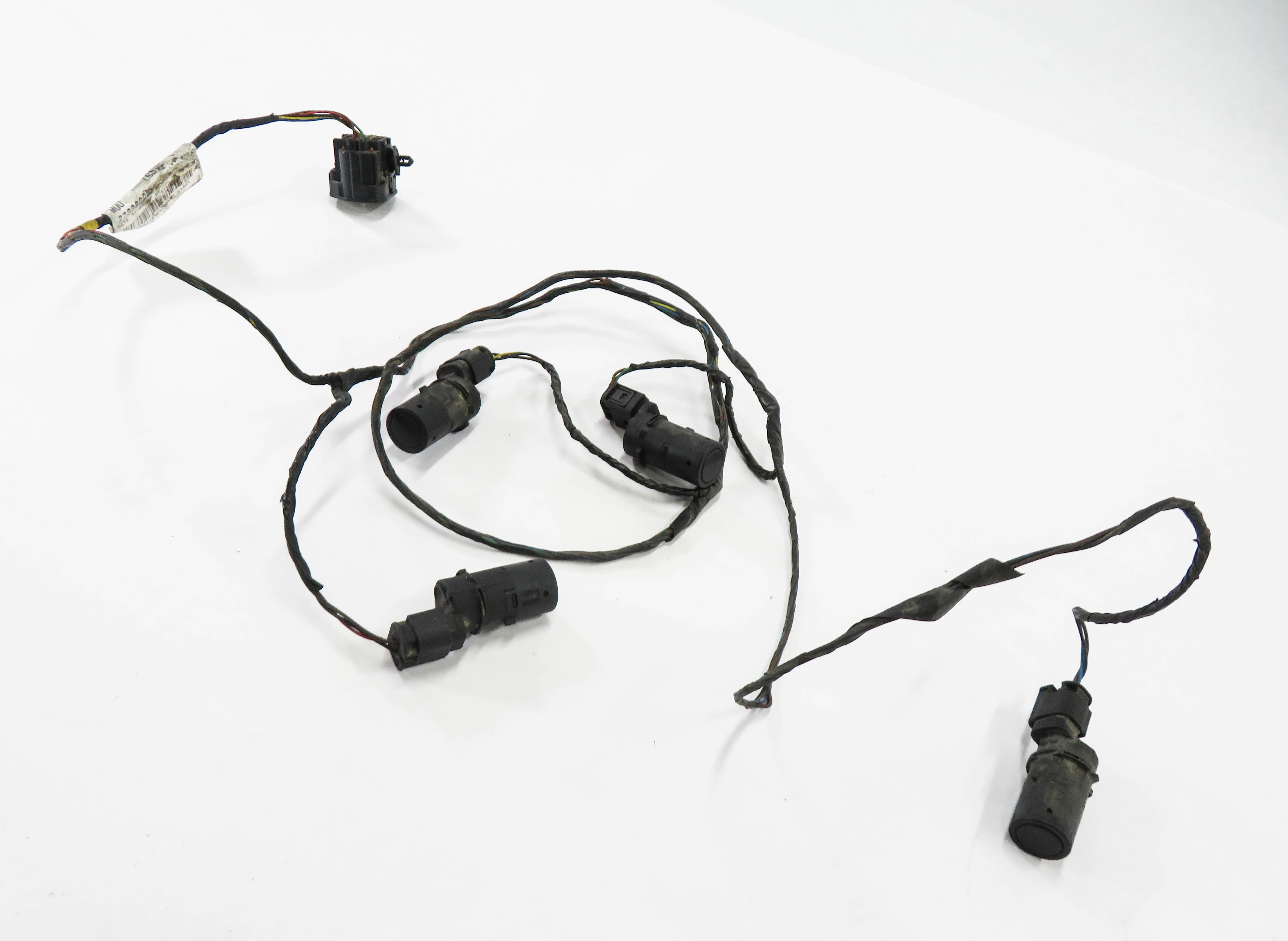 2007 RANGE ROVER SPORT (L320) REAR PDC PARK DISTANCE SENSOR SET w/ HARNESSS — exact item pictured