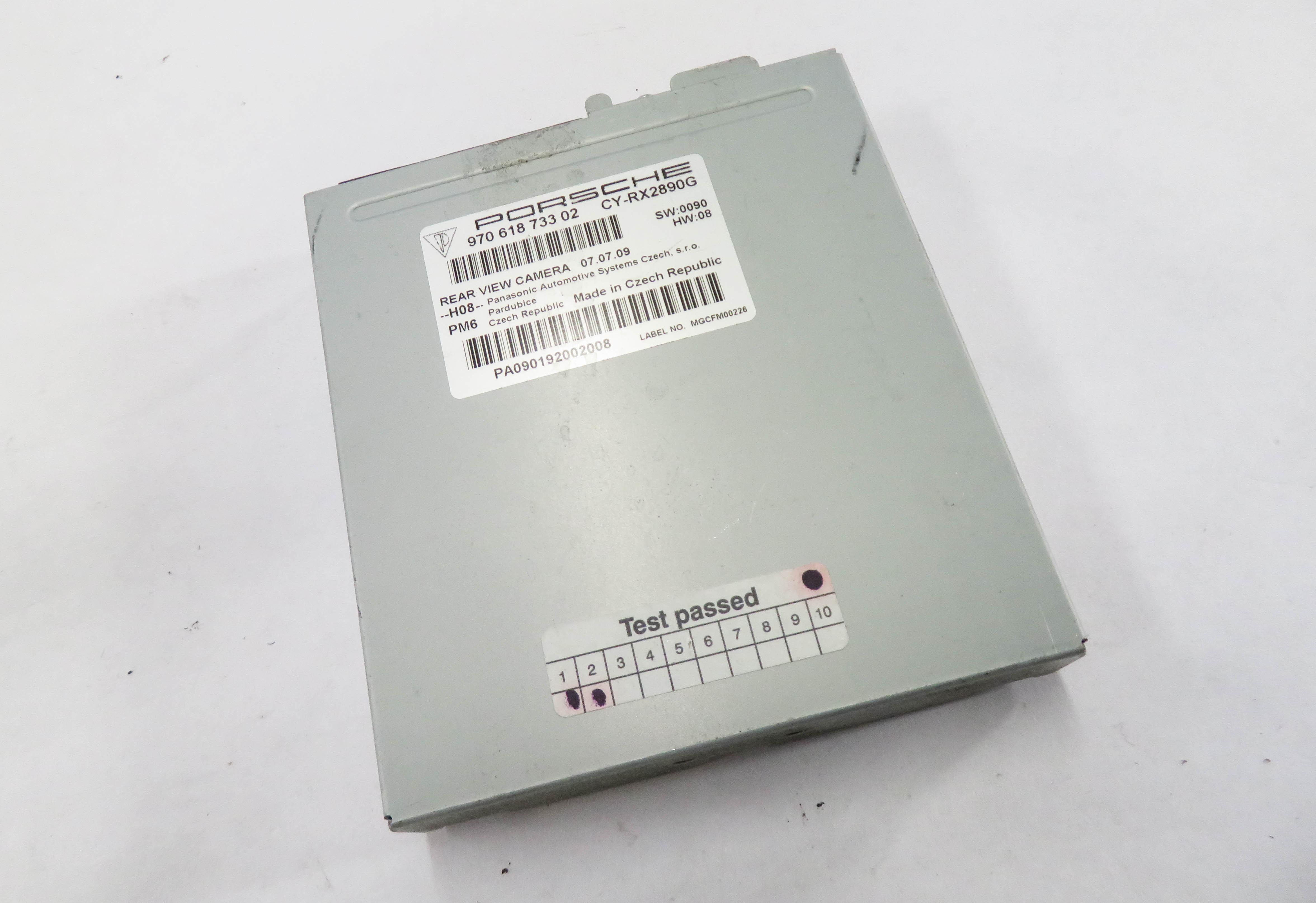 2010 PORSCHE PANAMERA (970 G1) REARVIEW CAMERA CONTROL MODULE — exact item pictured