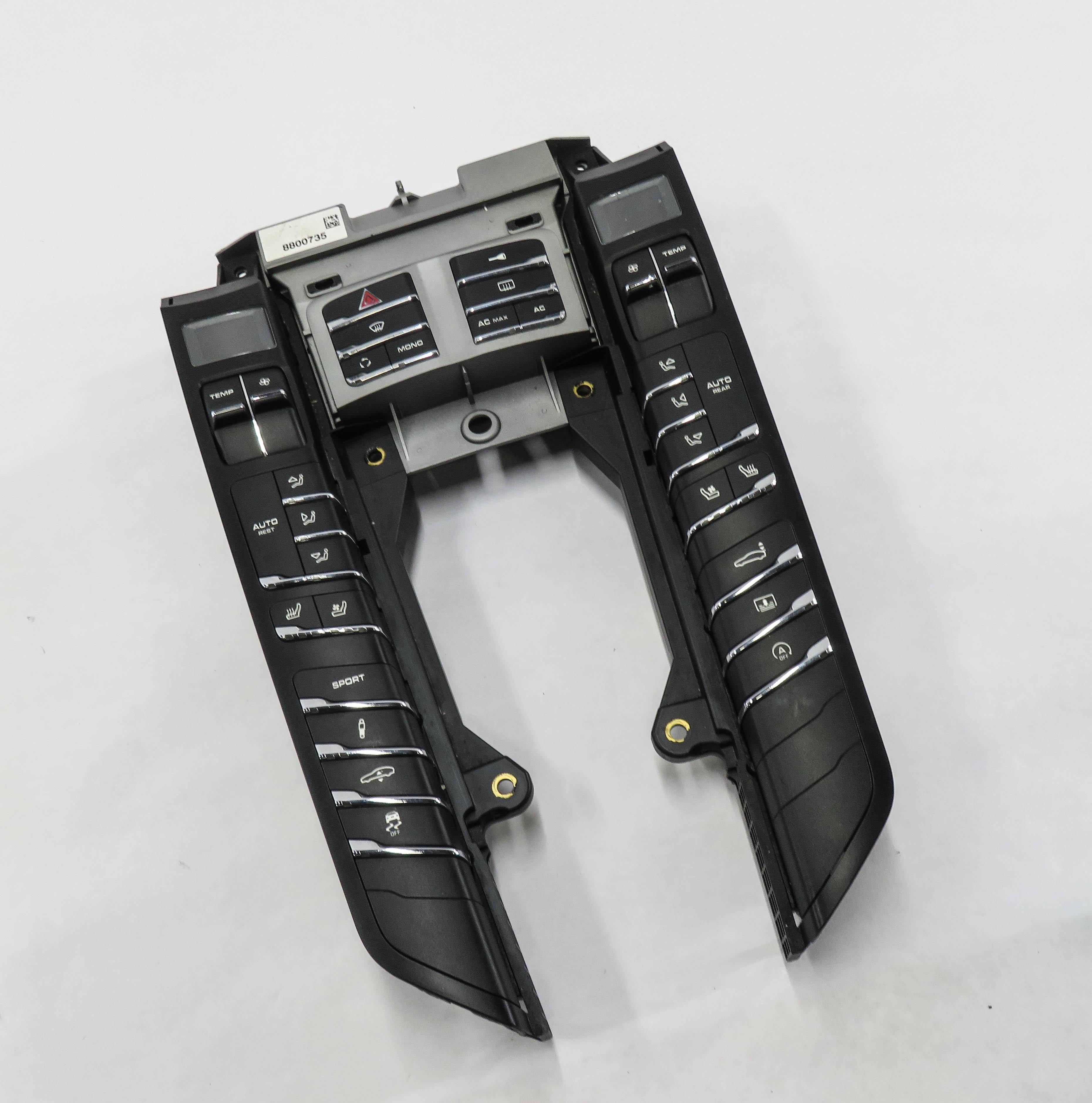 2010-2013 PORSCHE PANAMERA (970 G1) FRONT HEATER AC TEMPERATURE CONTROL (4-ZONE) — exact item pictured