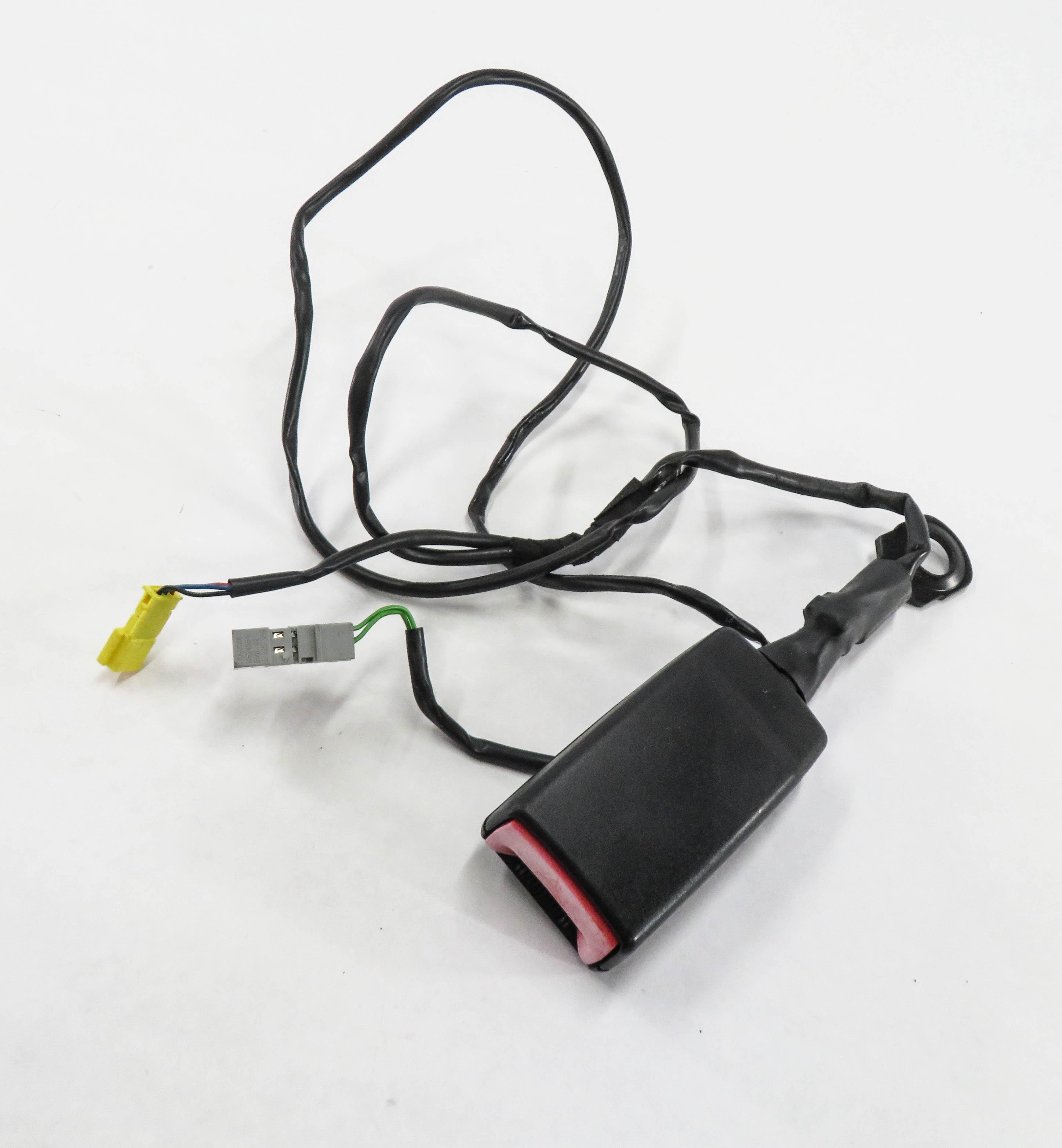 10-16 PORSCHE PANAMERA (970 G1) RIGHT FRONT PASSENGER SEATBELT RECEIVER (BLACK) — exact item pictured