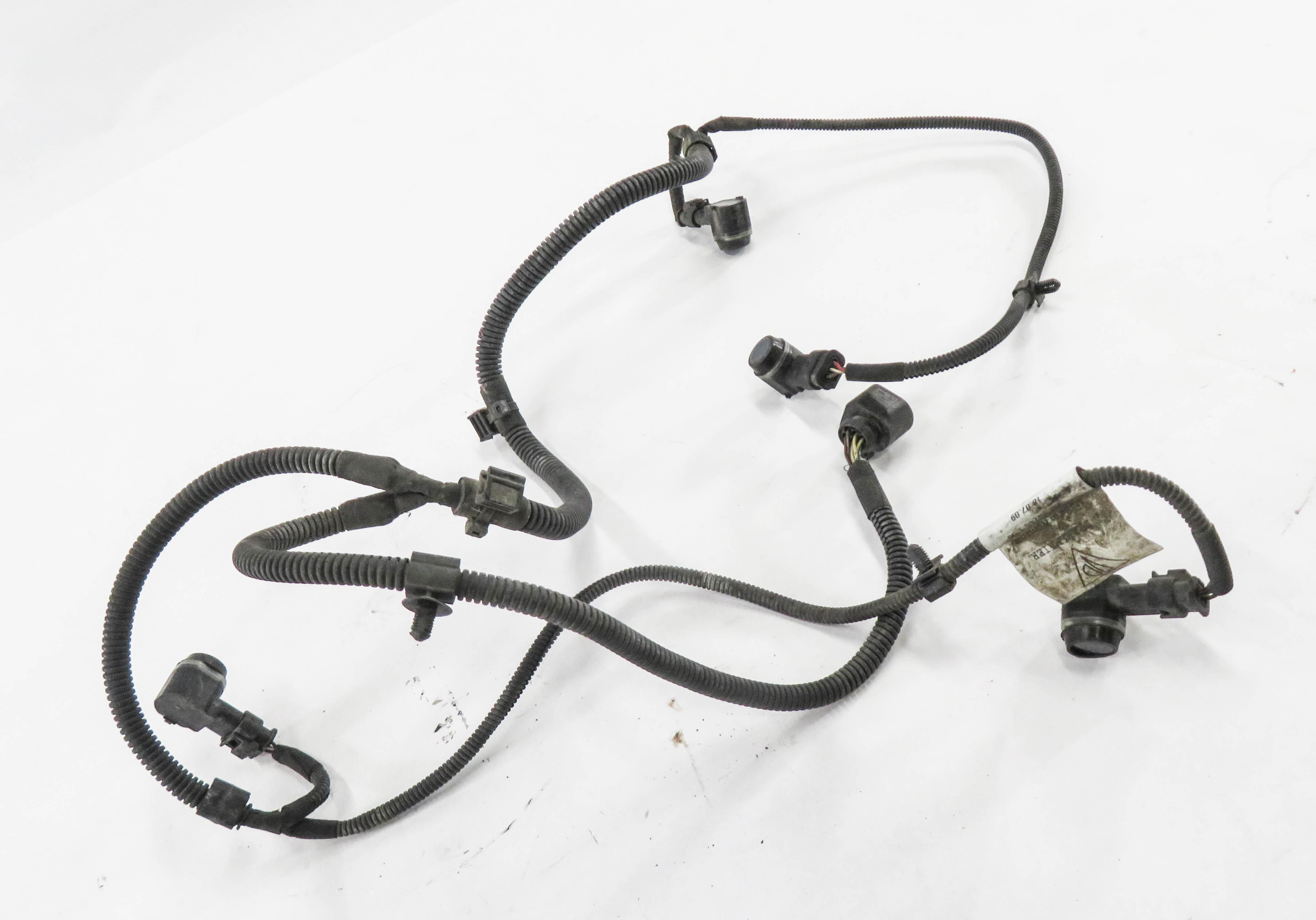 2010 PORSCHE PANAMERA (970 G1) REAR PDC PARK SENSOR SET w/ HARNESS (BLUE) — exact item pictured