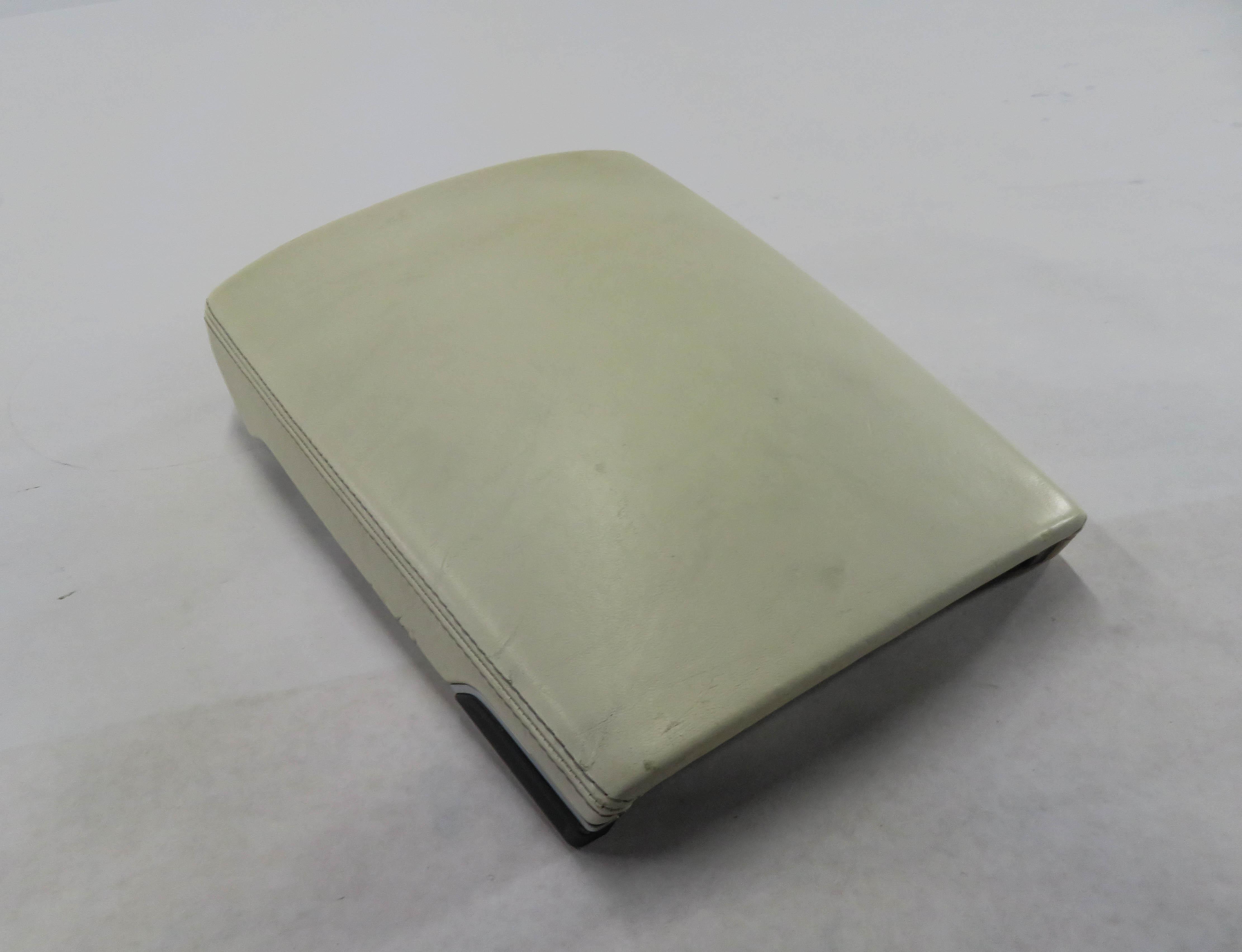 2010-2016 PORSCHE PANAMERA (970 G1) FRONT CENTER CONSOLE ARMREST LID (CREAM) — exact item pictured