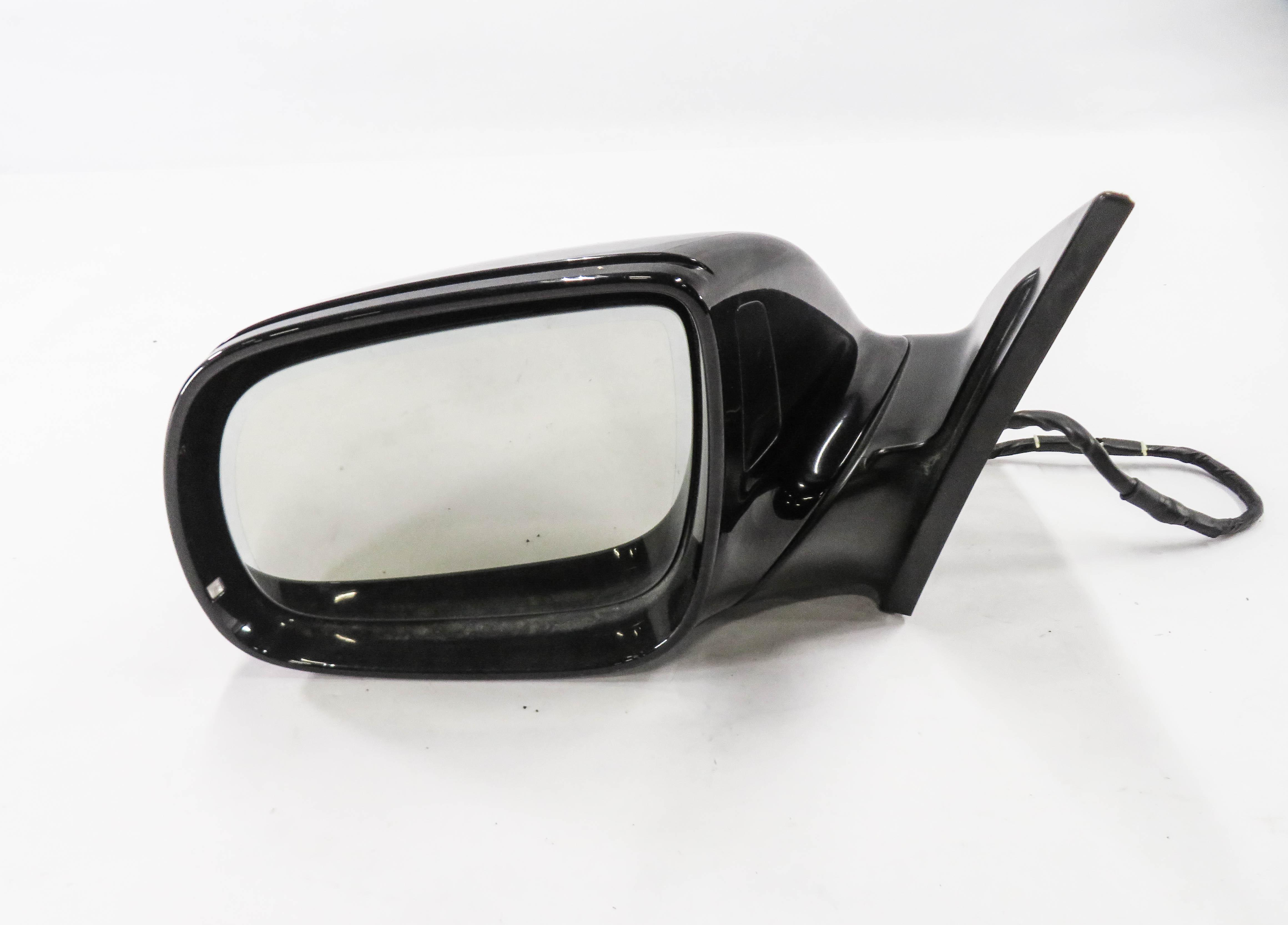 2010-2012 AUDI Q7 (4L) LEFT P-FOLD AUTODIM MEMORY DOOR MIRROR (ORCA BLACK) — exact item pictured