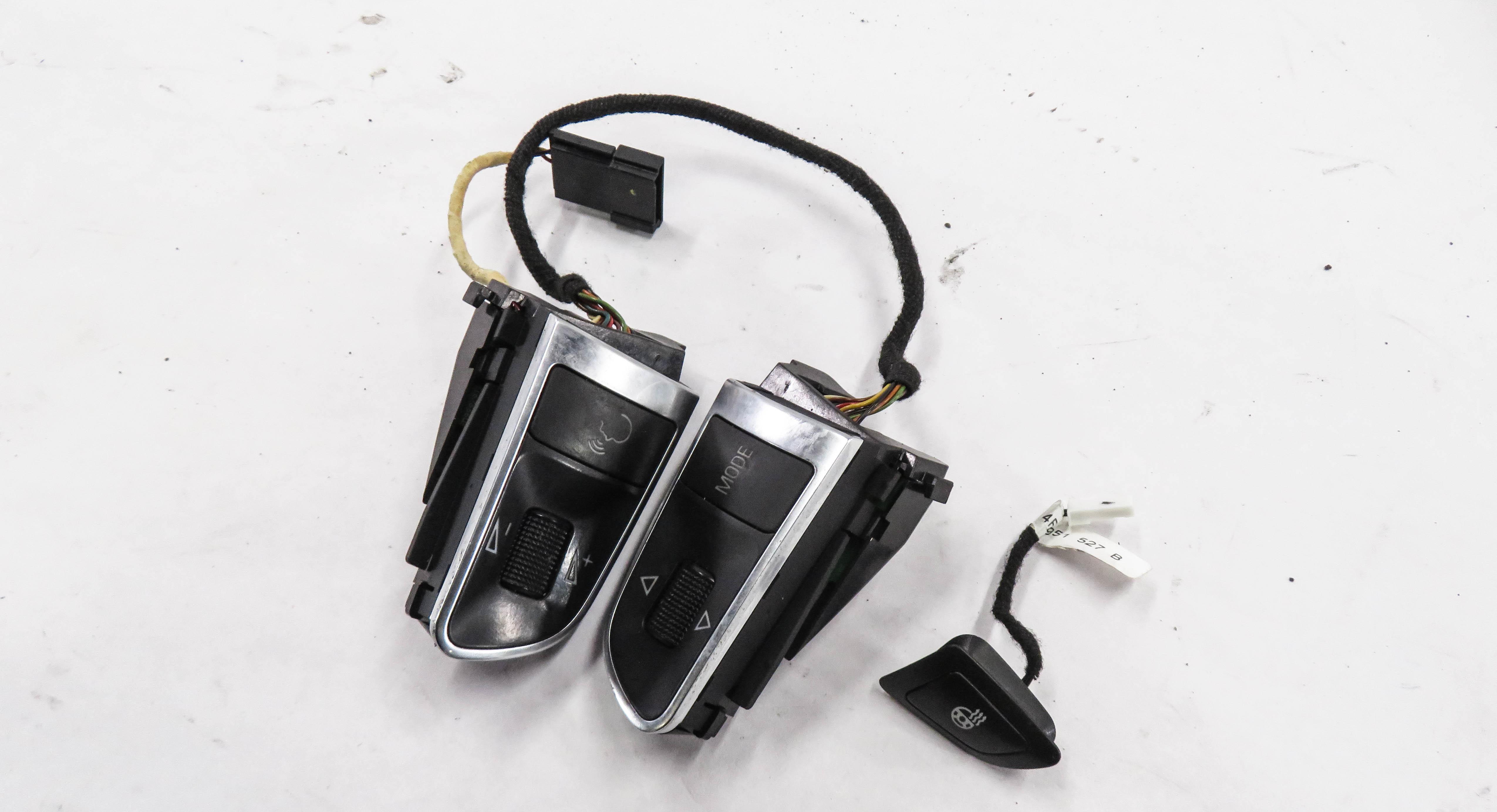 2011 AUDI Q7 (4L) STEERING WHEEL SWITCH BUTTON SET-2 — exact item pictured