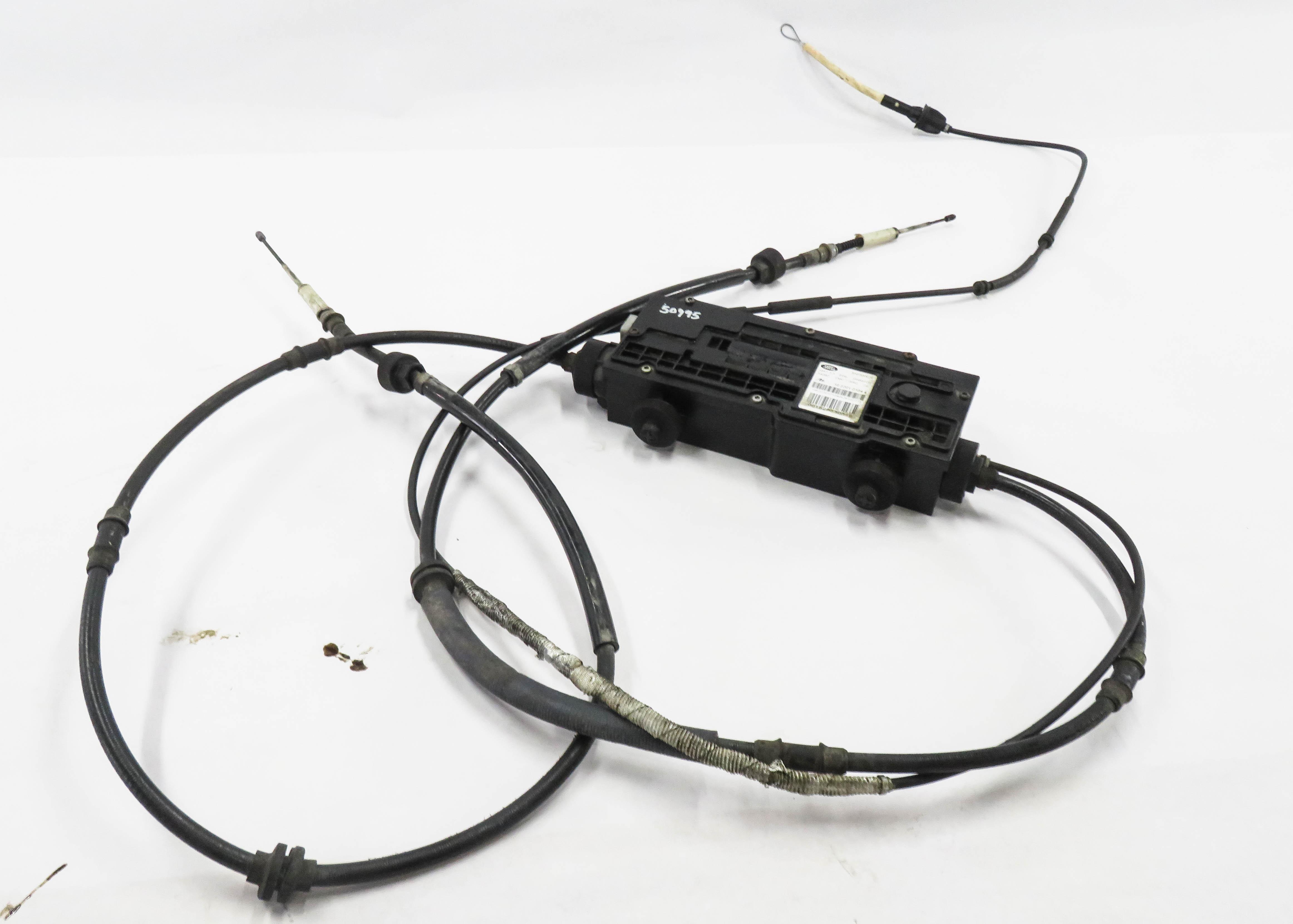 2006 RANGE ROVER SPORT (L320) PARKING BRAKE ACTUATOR MOTOR w/ CABLES — exact item pictured