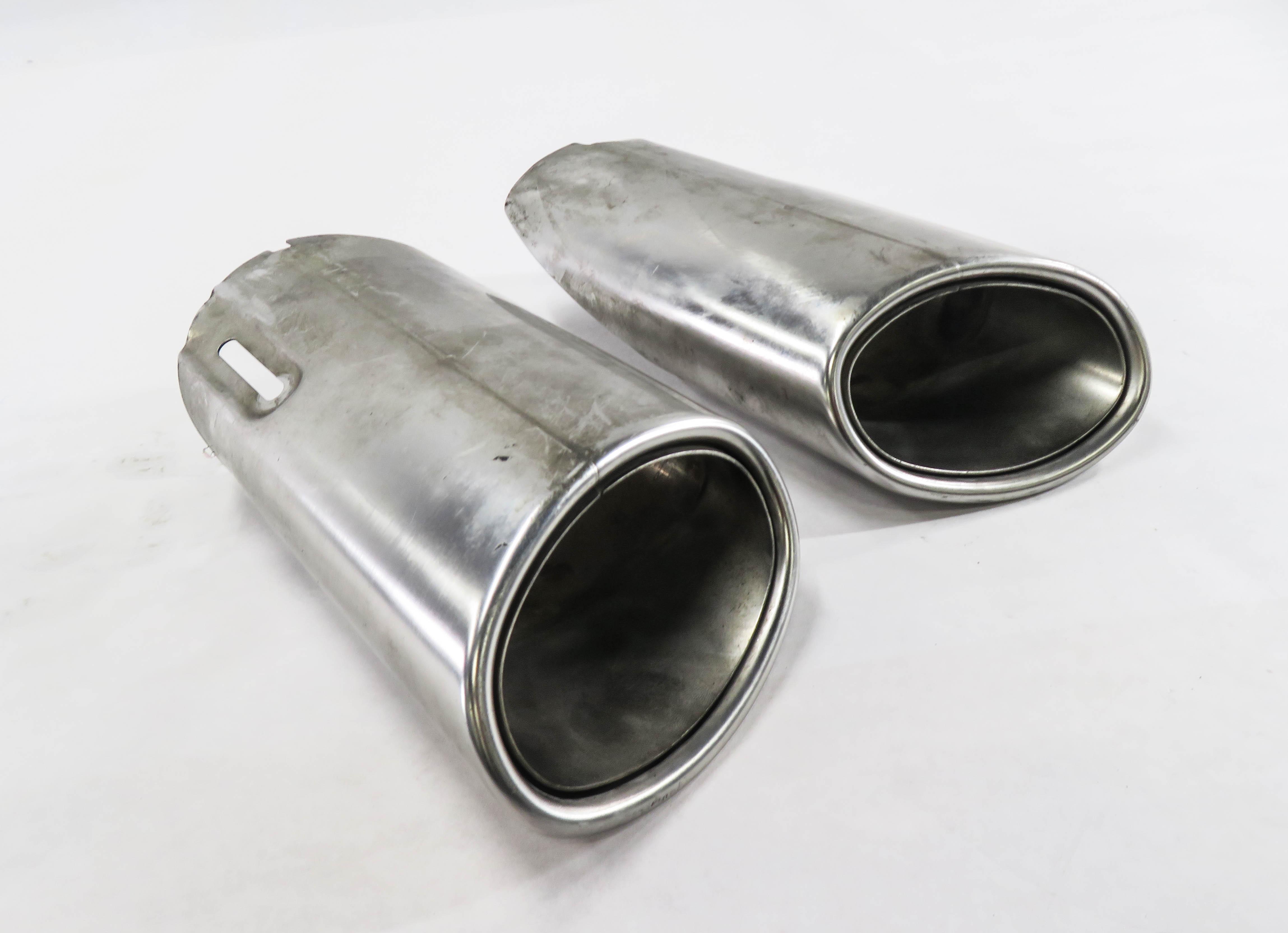 2011-2013 MERCEDES E350 (W212) BLUETEC DIESEL - EXHAUST TIP SET — exact item pictured