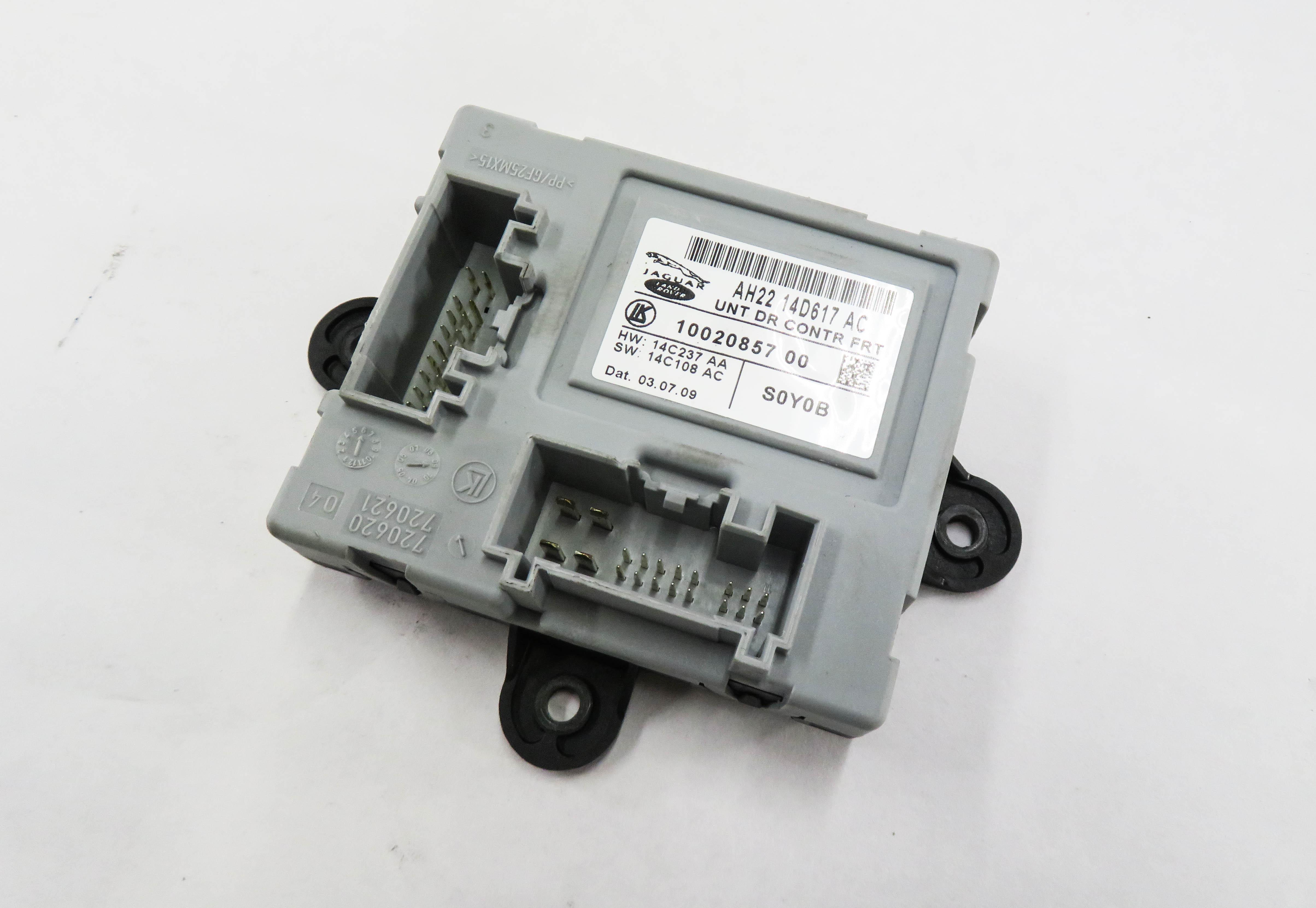 2010-2013 RANGE ROVER SPORT (L320) RIGHT FRONT PASSENGER DOOR CONTROL MODULE — exact item pictured