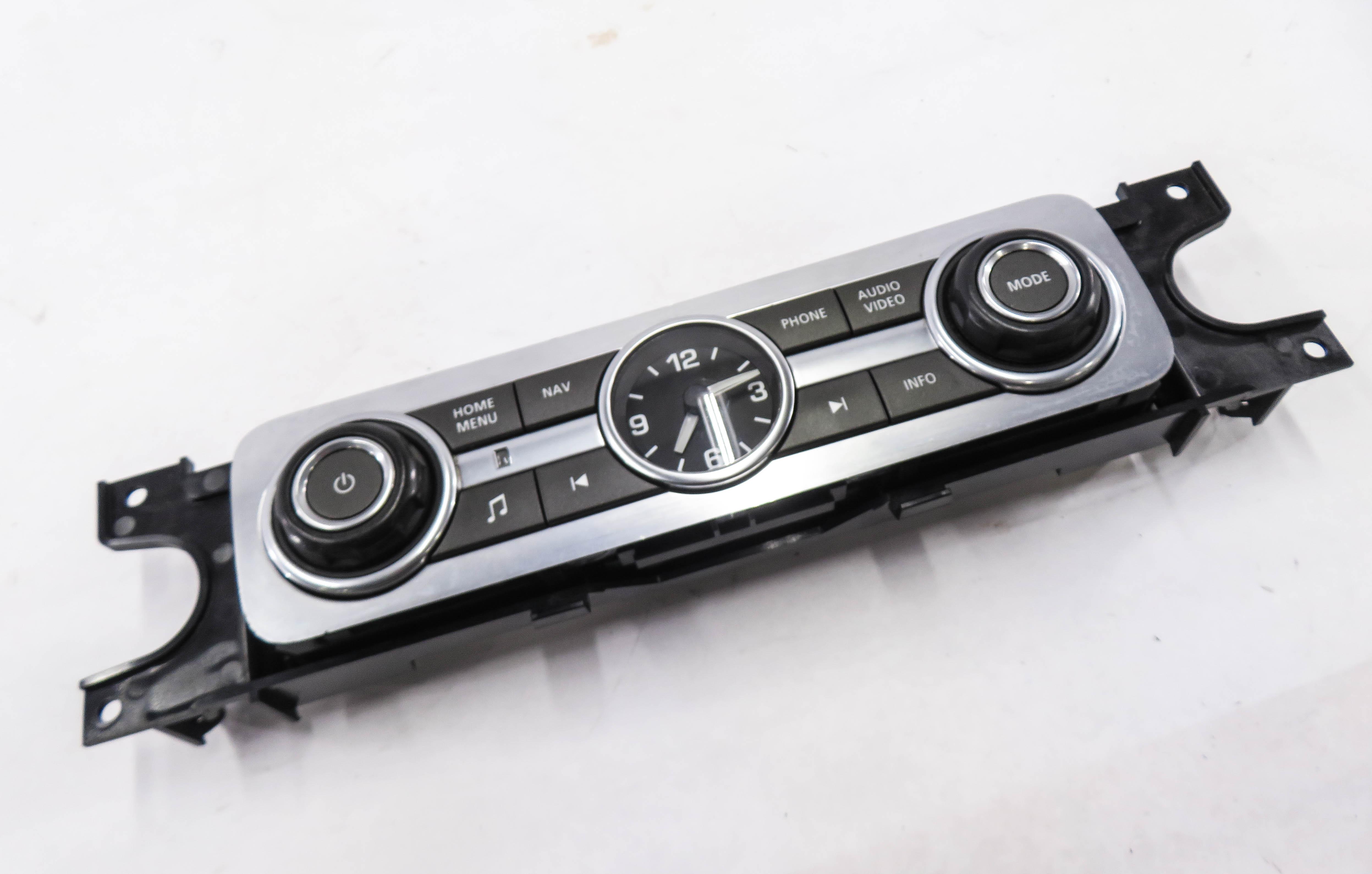 2010-2016 LR4 / RANGE ROVER SPORT (L320) RADIO NAV PHONE VIDEO CLOCK INFO SWITCH — exact item pictured