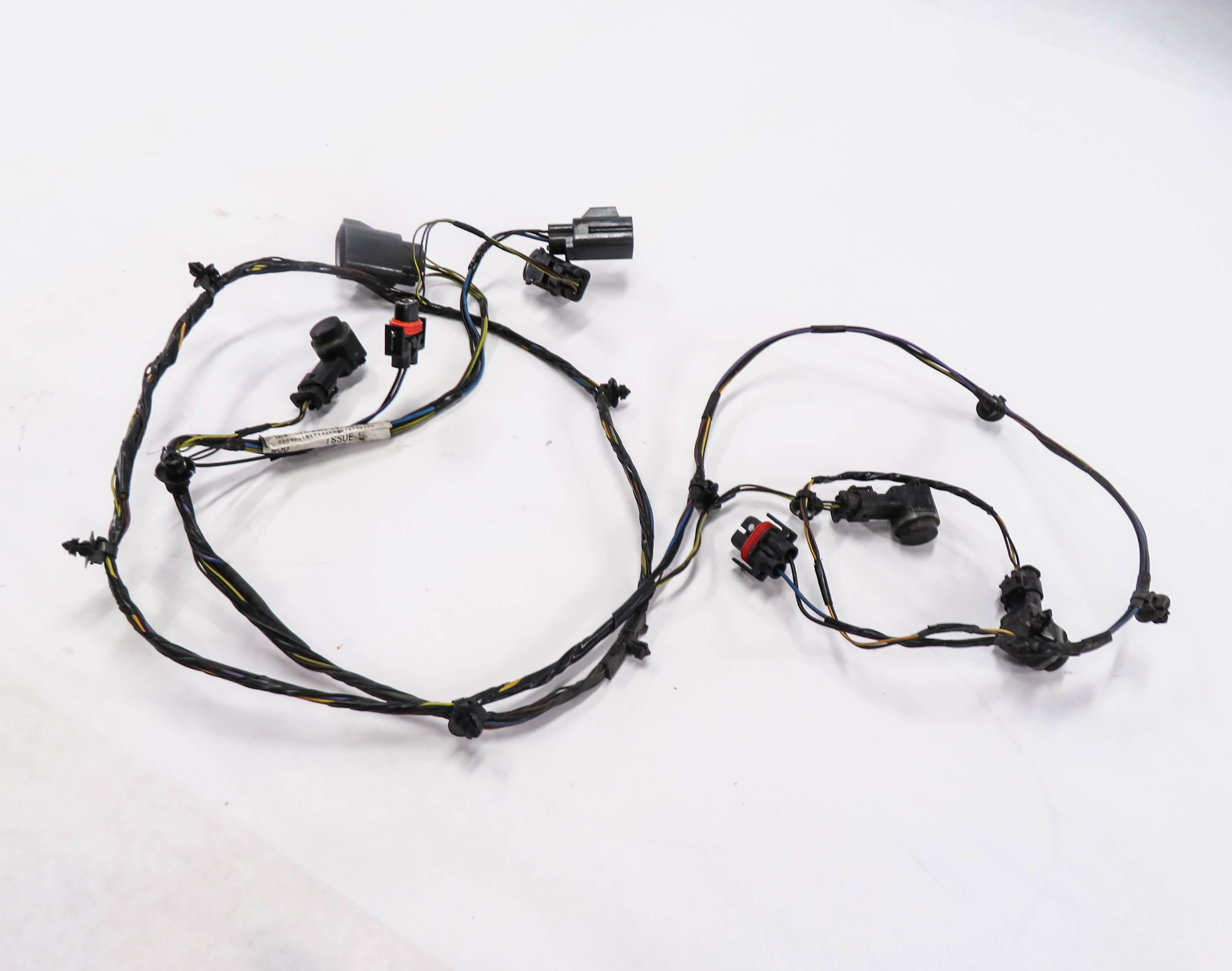 2010 RANGE ROVER SPORT (L320) FRONT PDC PARK SENSOR SET w/ HARNESS (BLACK 820) — exact item pictured