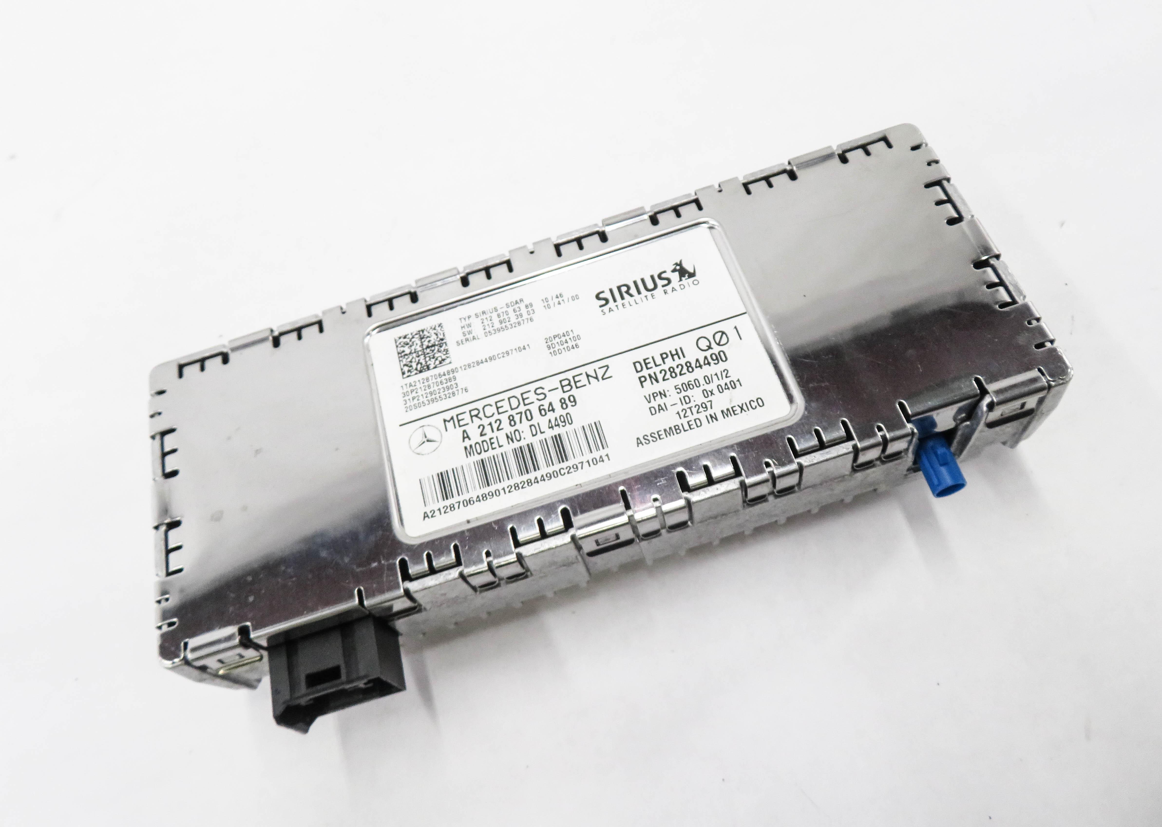 10-16 MERCEDES C250 C300 C350 E350 E550 GLK350 ML350 - SIRIUS SATELLITE RECEIVER — exact item pictured