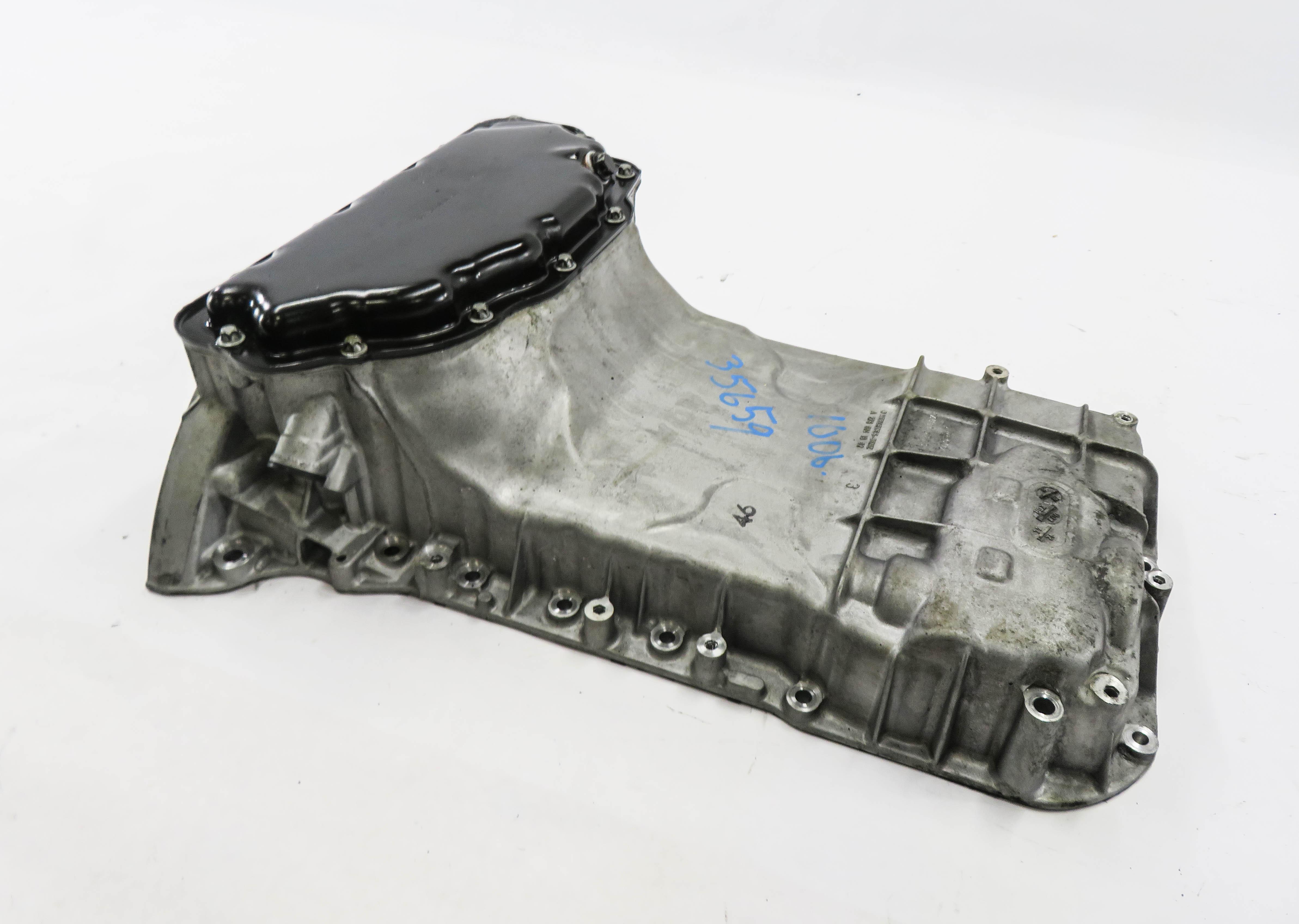 2013 MERCEDES E350 (W212) RWD - 3.5L M276 ENGINE UPPER & LOWER OIL PAN — exact item pictured