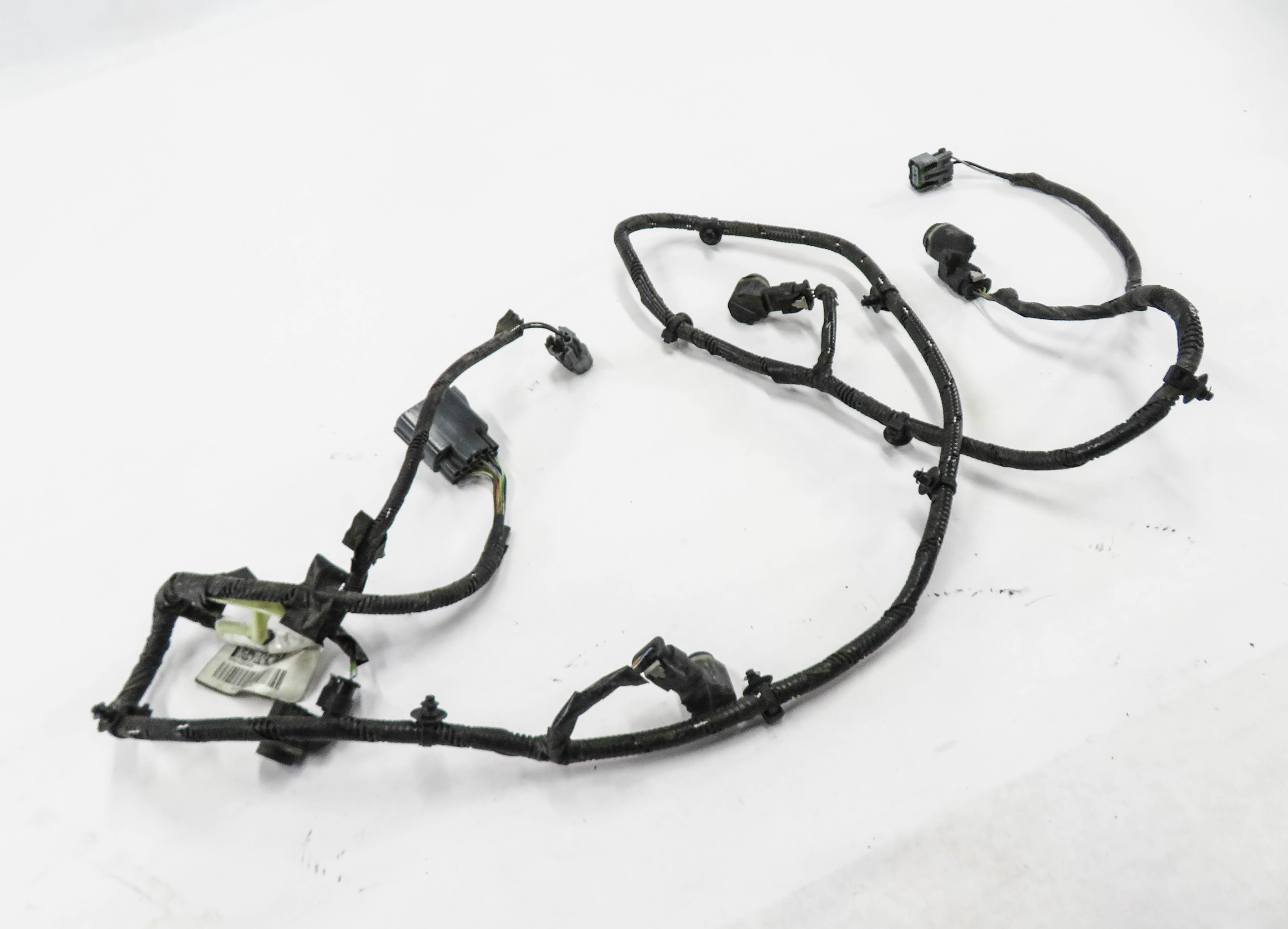 2014 RANGE ROVER SPORT (L494) REAR PDC PARK SENSOR SET w/ HARNESS (BLACK) — exact item pictured