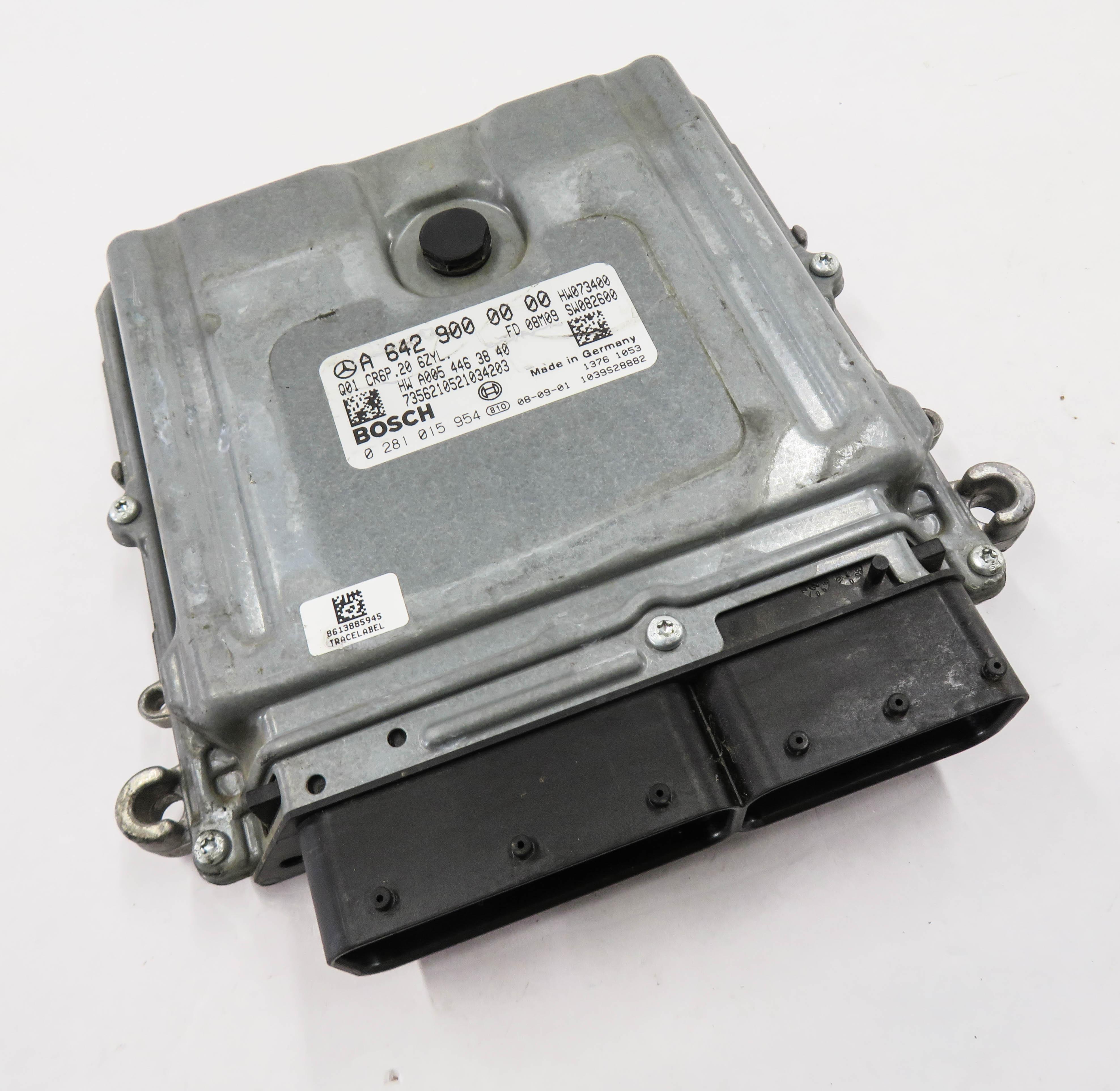 09-12 MERCEDES GL350 R320 (X164 W251) 3.0L OM642 DIESEL ENGINE CONTROL MODULE — exact item pictured