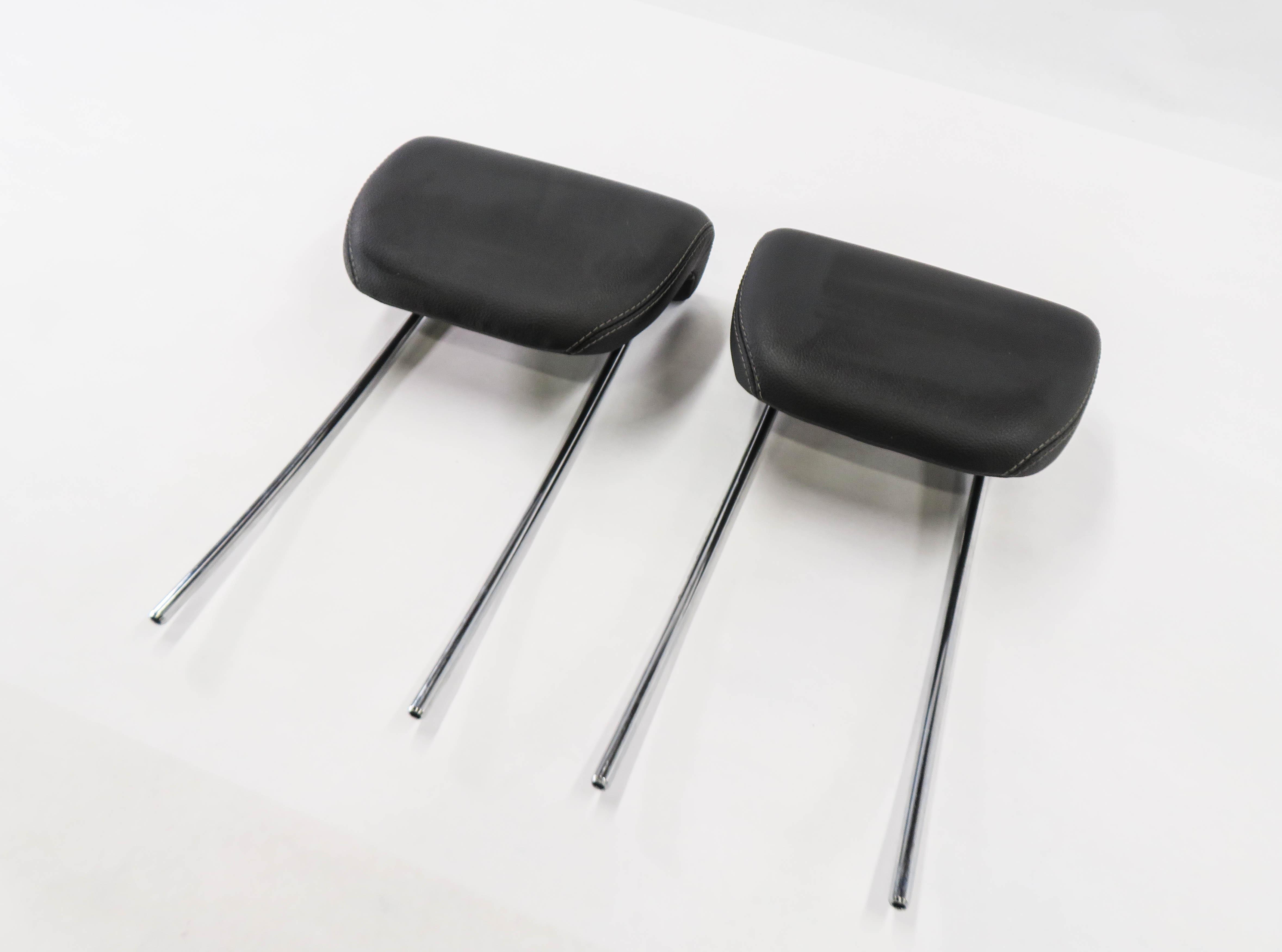 2009 MERCEDES GL320 (X164) REAR 3rd THIRD ROW SEAT HEADREST SET-2 (BLACK) — exact item pictured