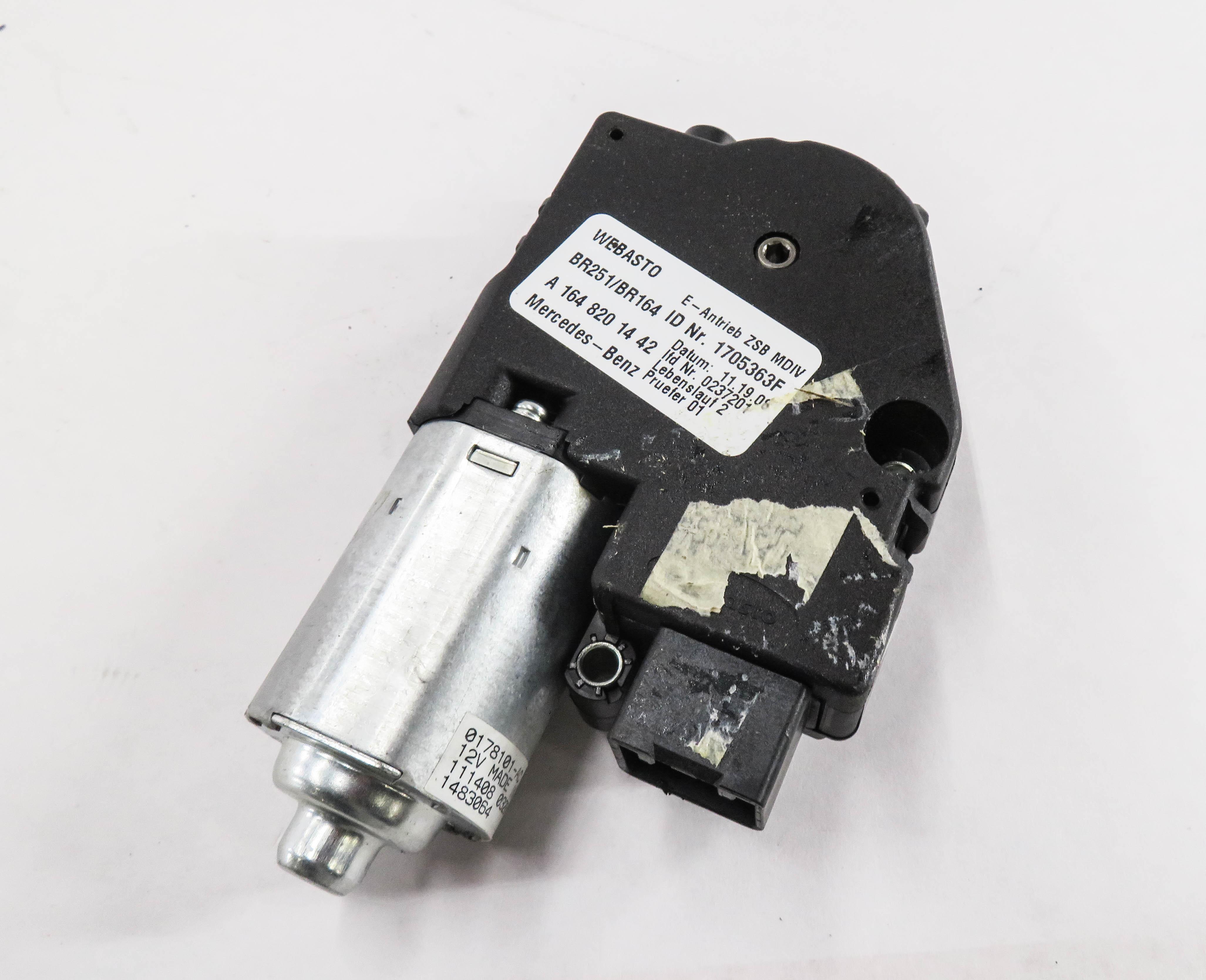 07-12 MERCEDES ML320 ML350 ML500 GL320 GL450 R350 (X164 W164 W251) SUNROOF MOTOR — exact item pictured