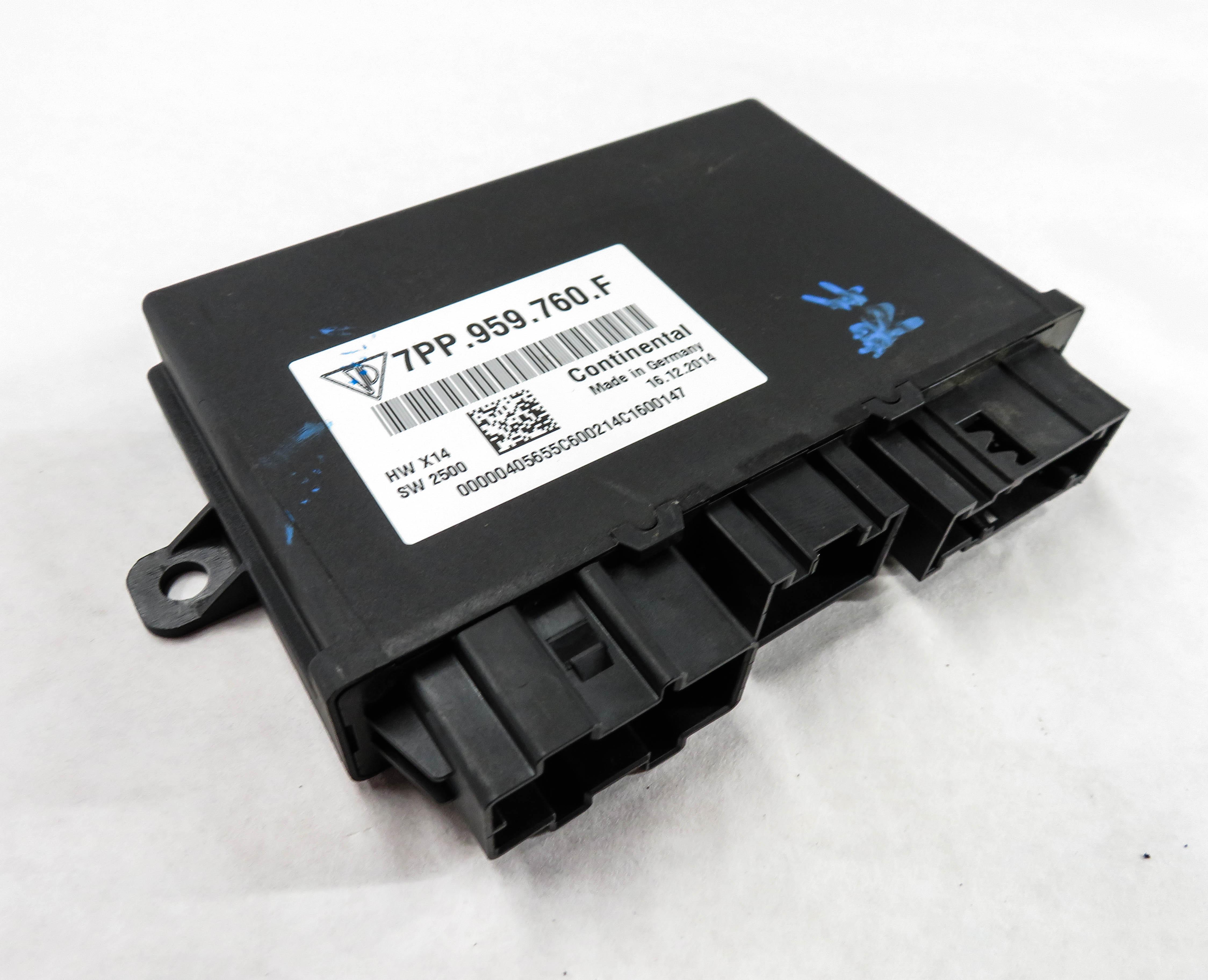 2016 PORSCHE CAYENNE (958) RIGHT FRONT PASSENGER SEAT CONTROL MODULE — exact item pictured