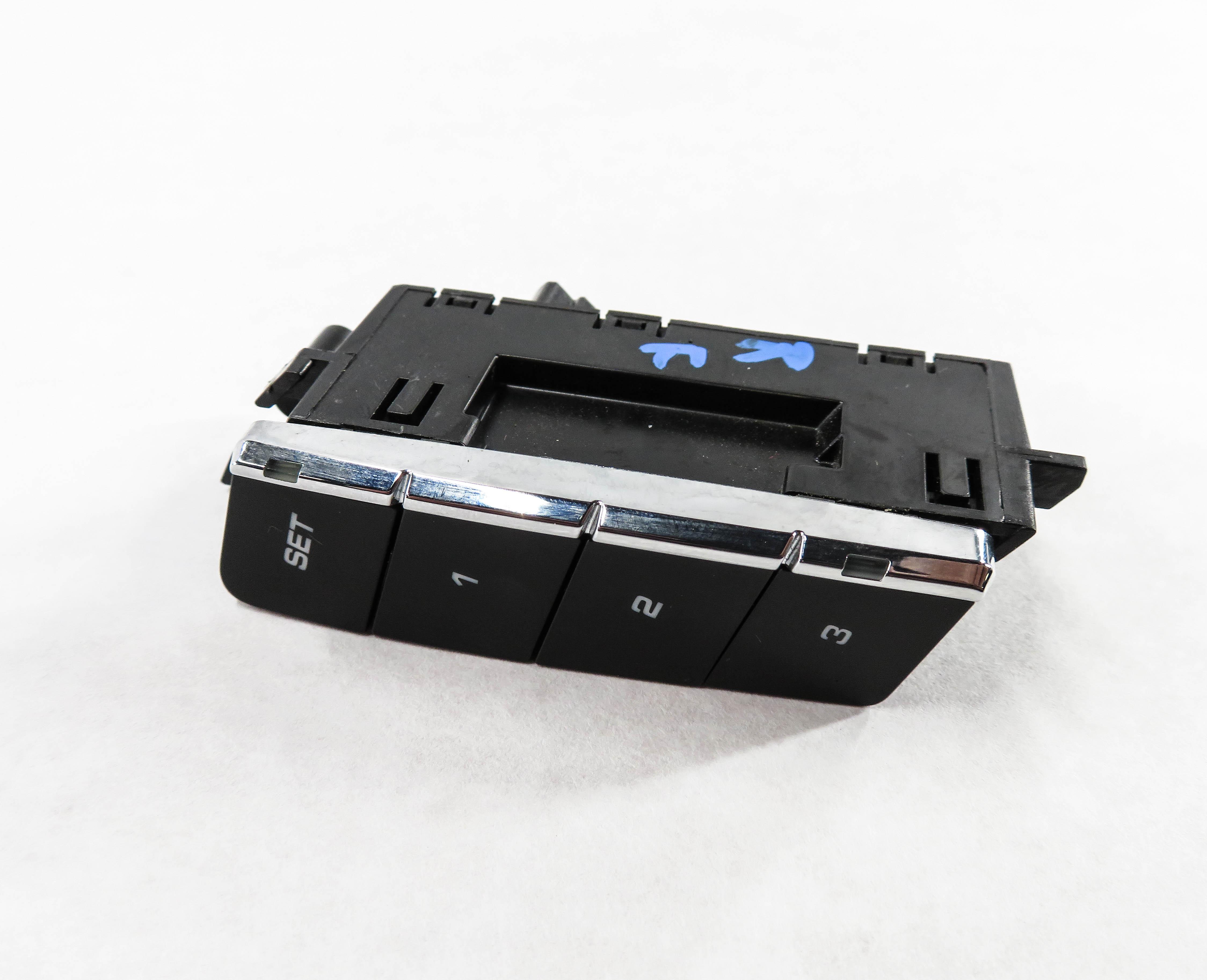 2016 PORSCHE CAYENNE (958) RIGHT FRONT PASSENGER MEMORY SEAT POSITION SWITCH — exact item pictured