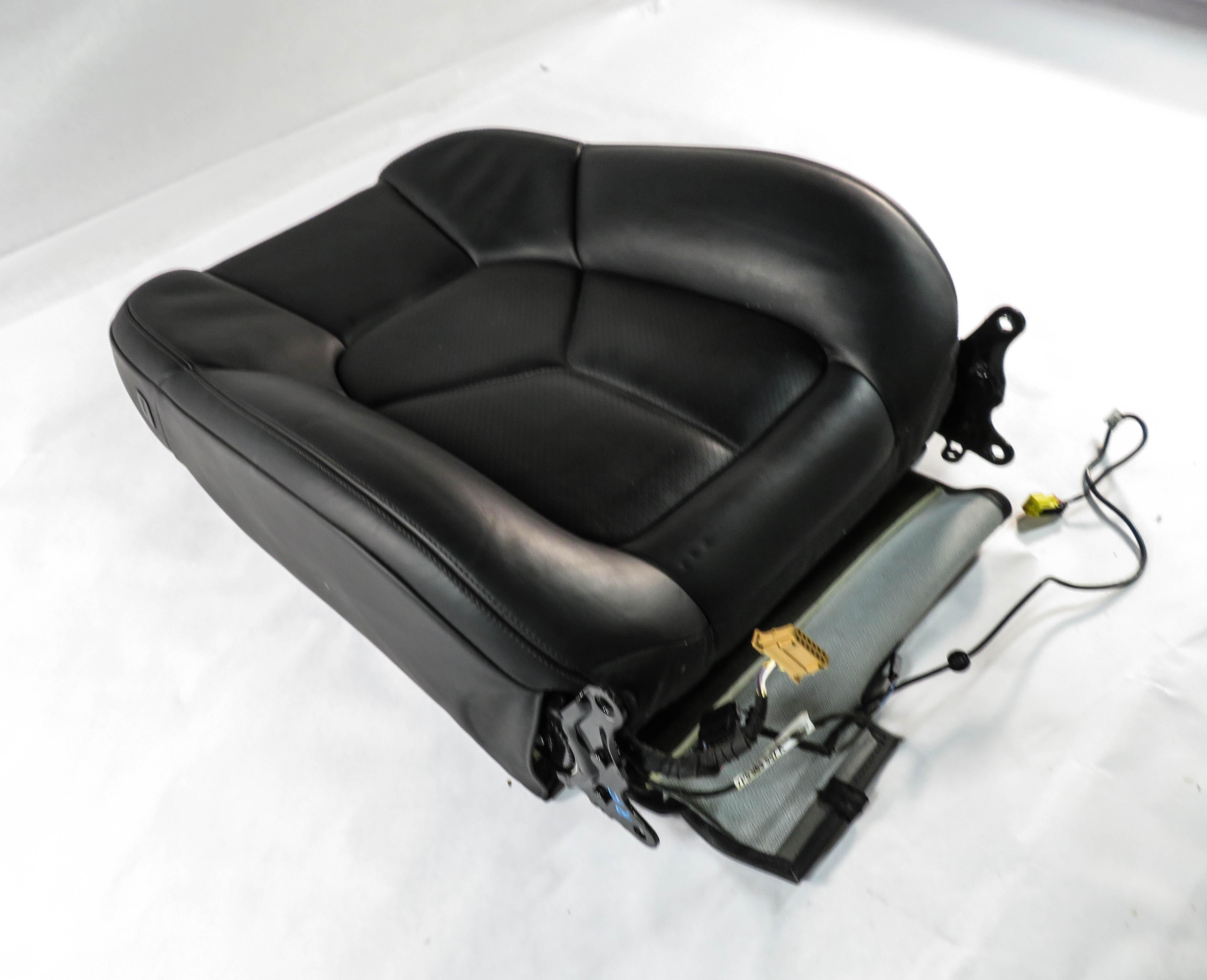 2016 PORSCHE CAYENNE (958) PASSENGER - UPPER TOP HEATED SEAT CUSHION (BLACK) — exact item pictured